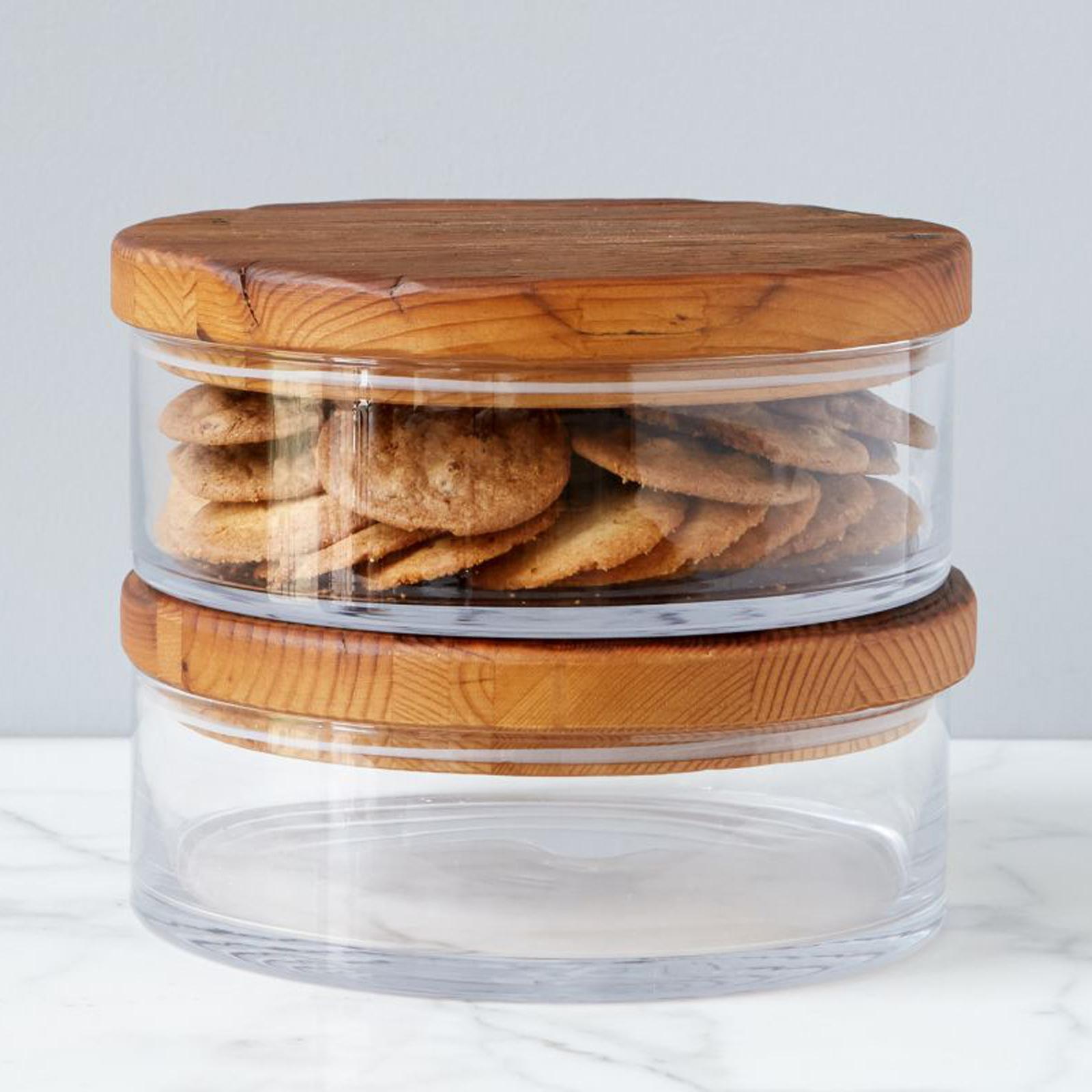 Classic Wood Top Canister