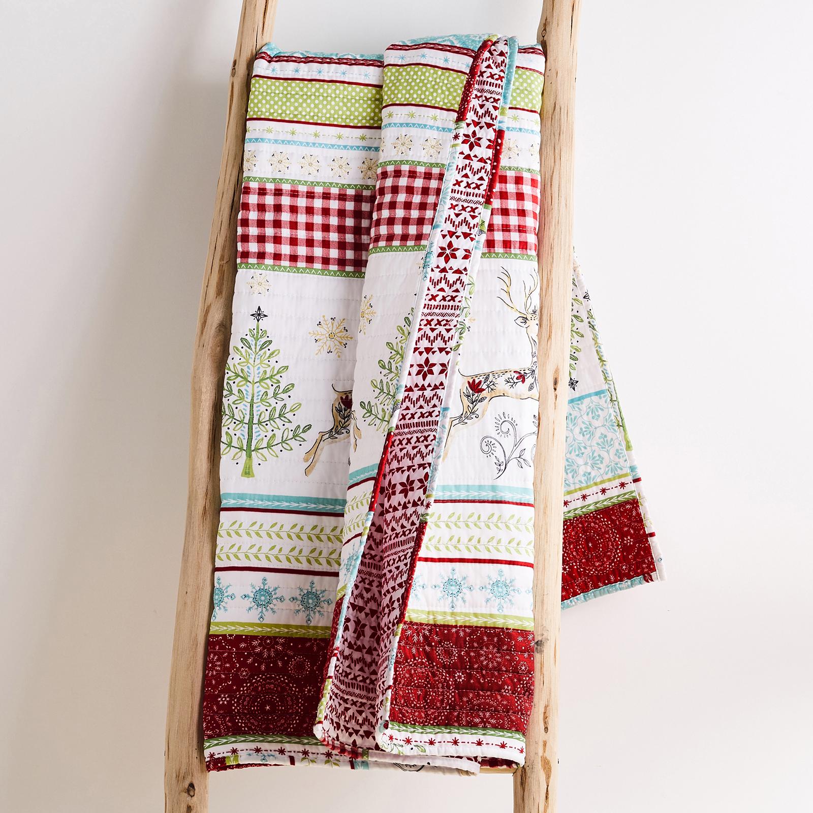 Comet & Cupid Reversible Quilted Throw