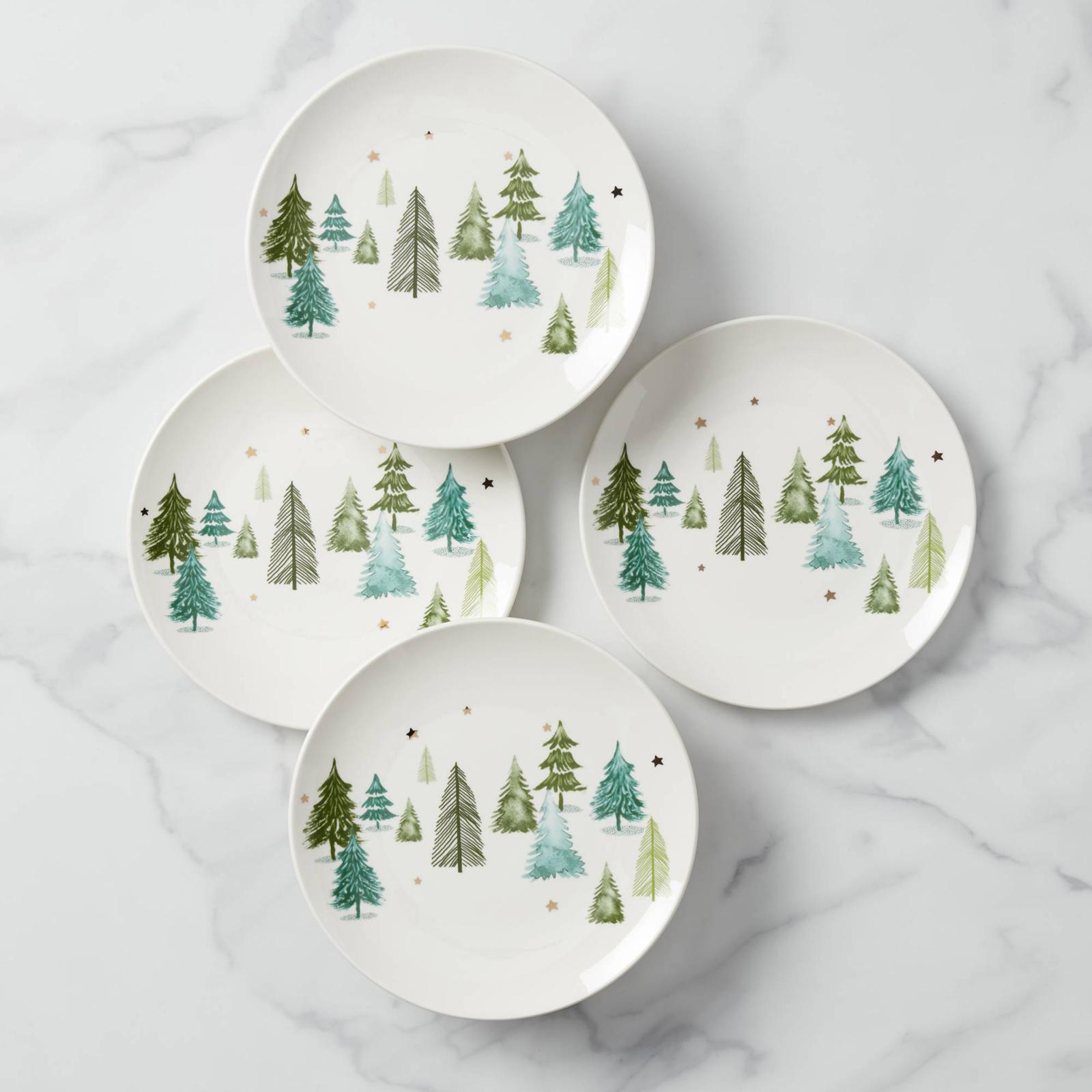 Balsam Lane Accent Plate, Set of 4