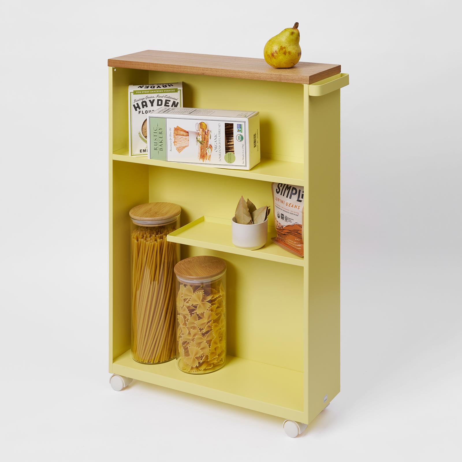Tower Rolling Slim Bathroom Cart with Handle