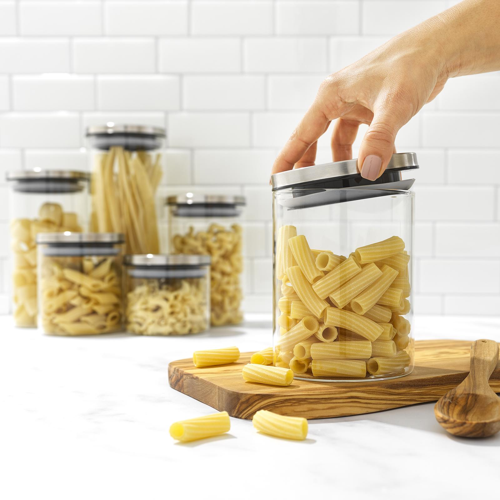 6-Piece Storage Jar with Airtight Lid
