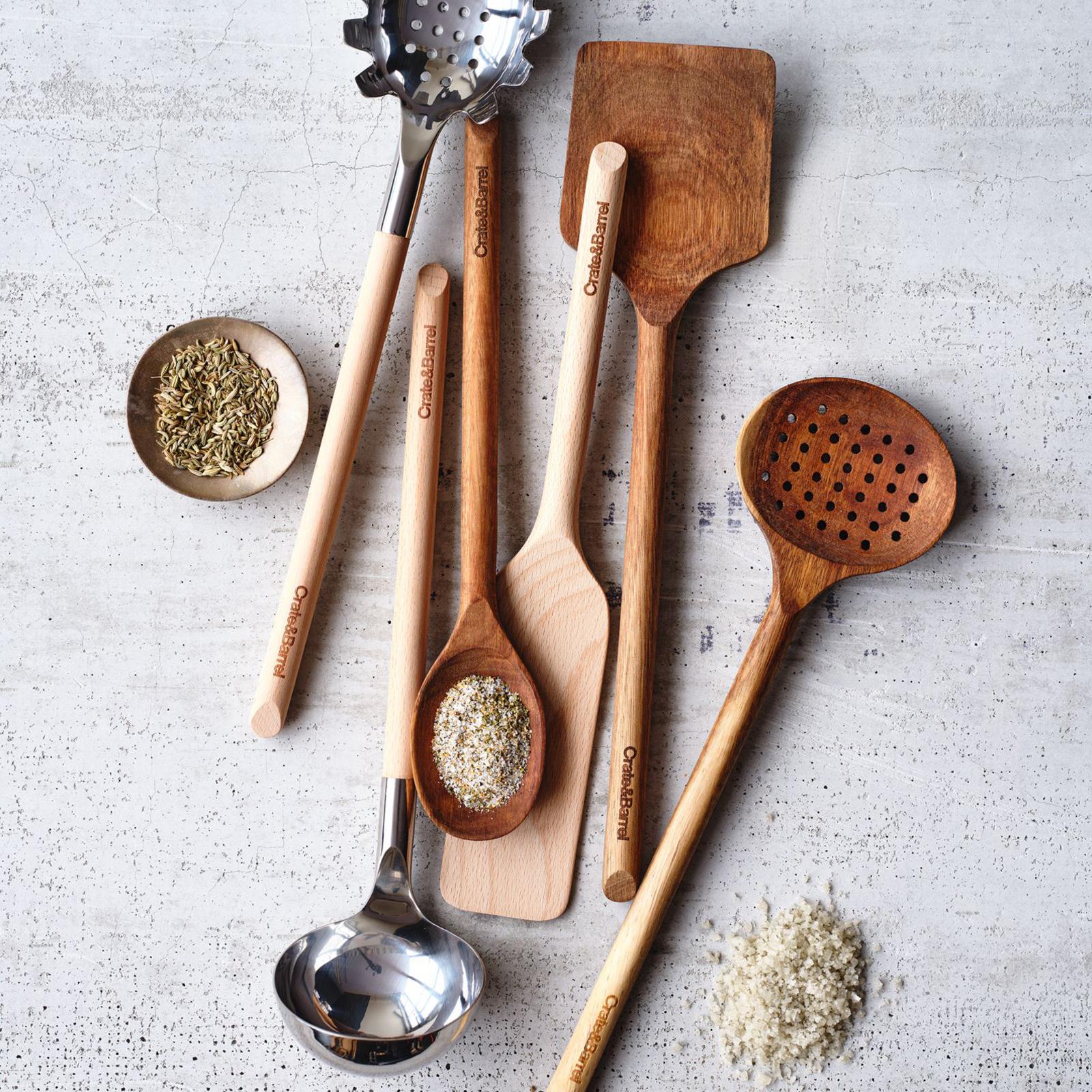 Acacia Pasta Spoon