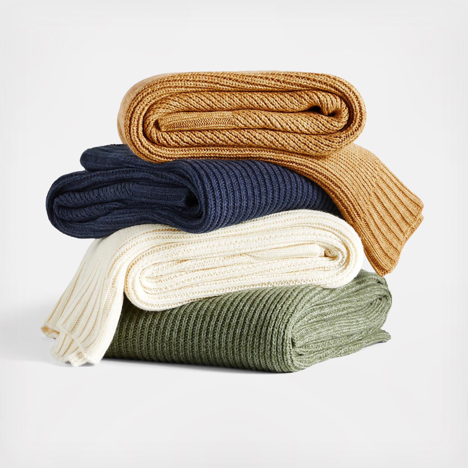 Equinox Sweater Knit Throw Blanket