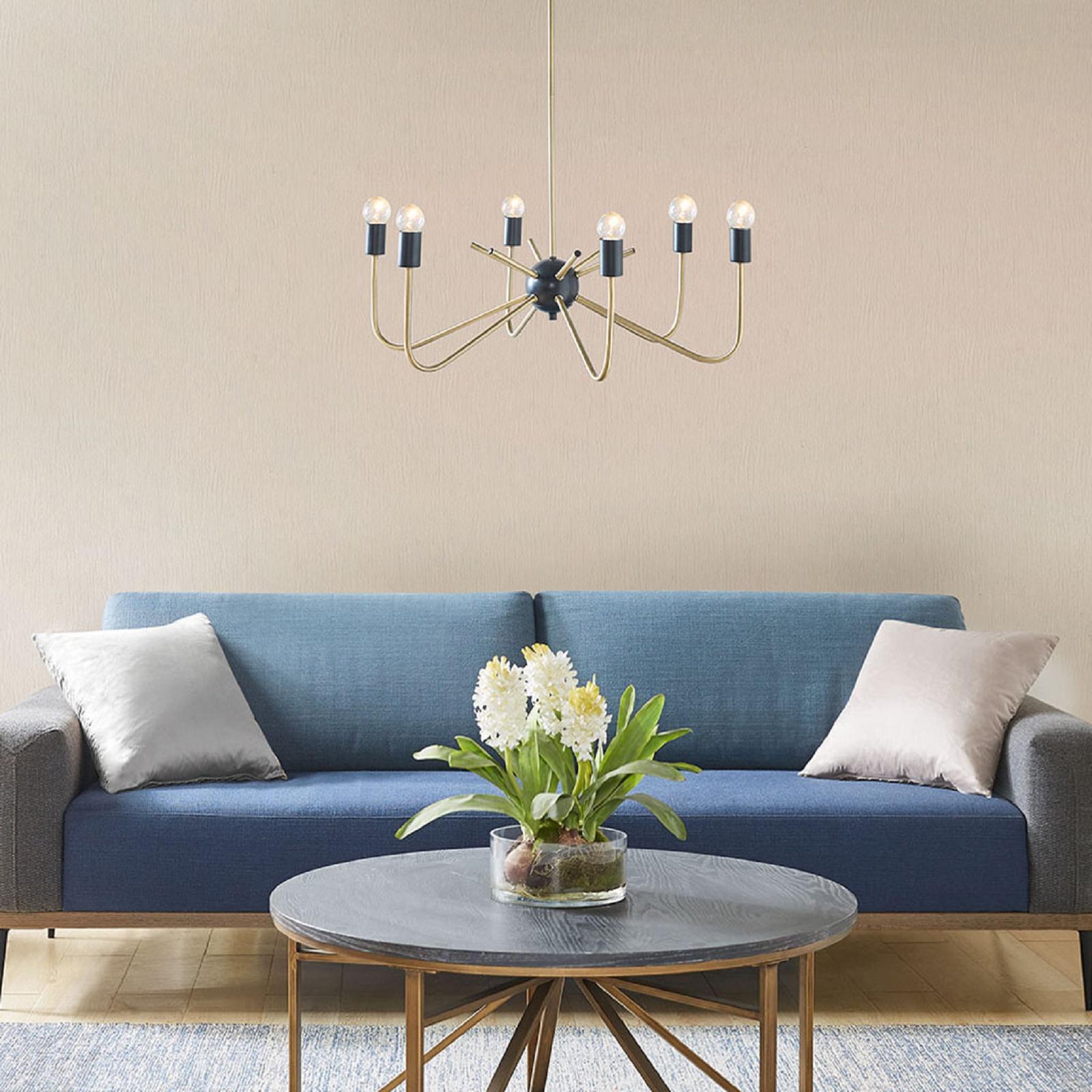 Alexis 6-Light Two-Tone Chandelier