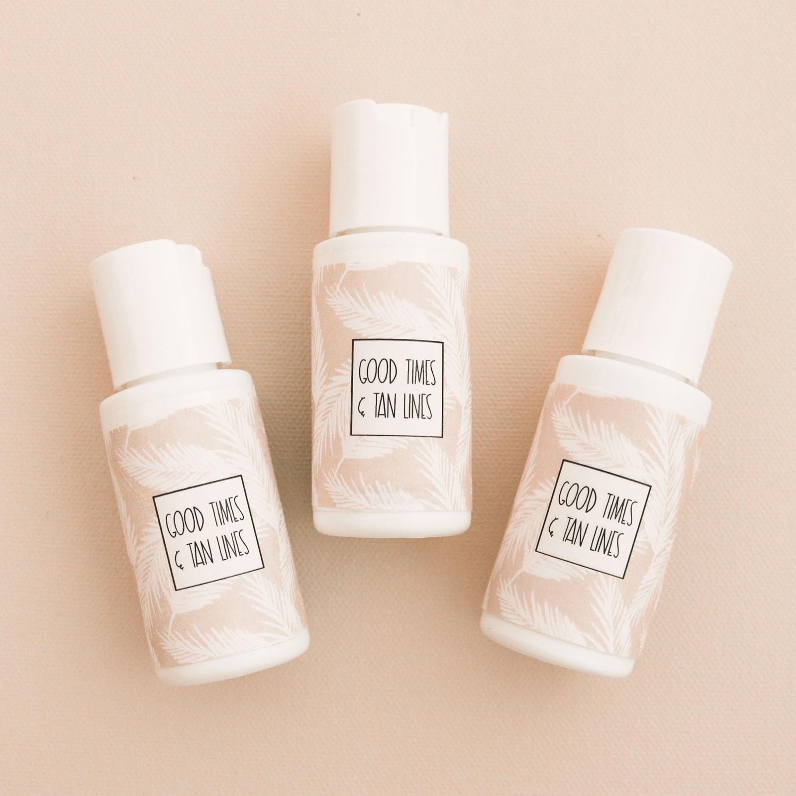 Palm Print Sunscreen, Set of 6