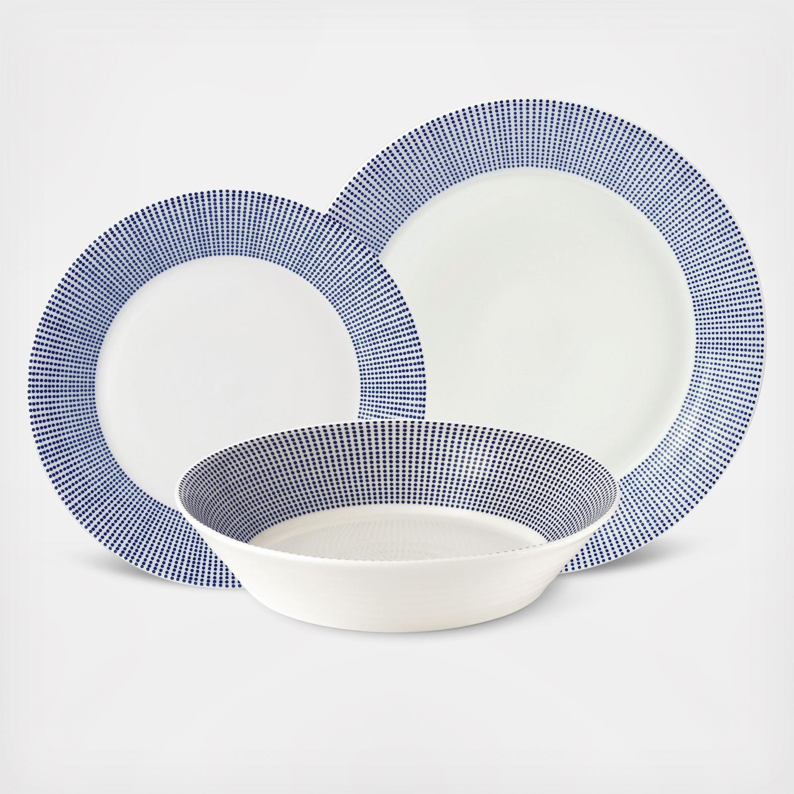 Pacific Dots 12-Piece Dinnerware Set, Service for 4