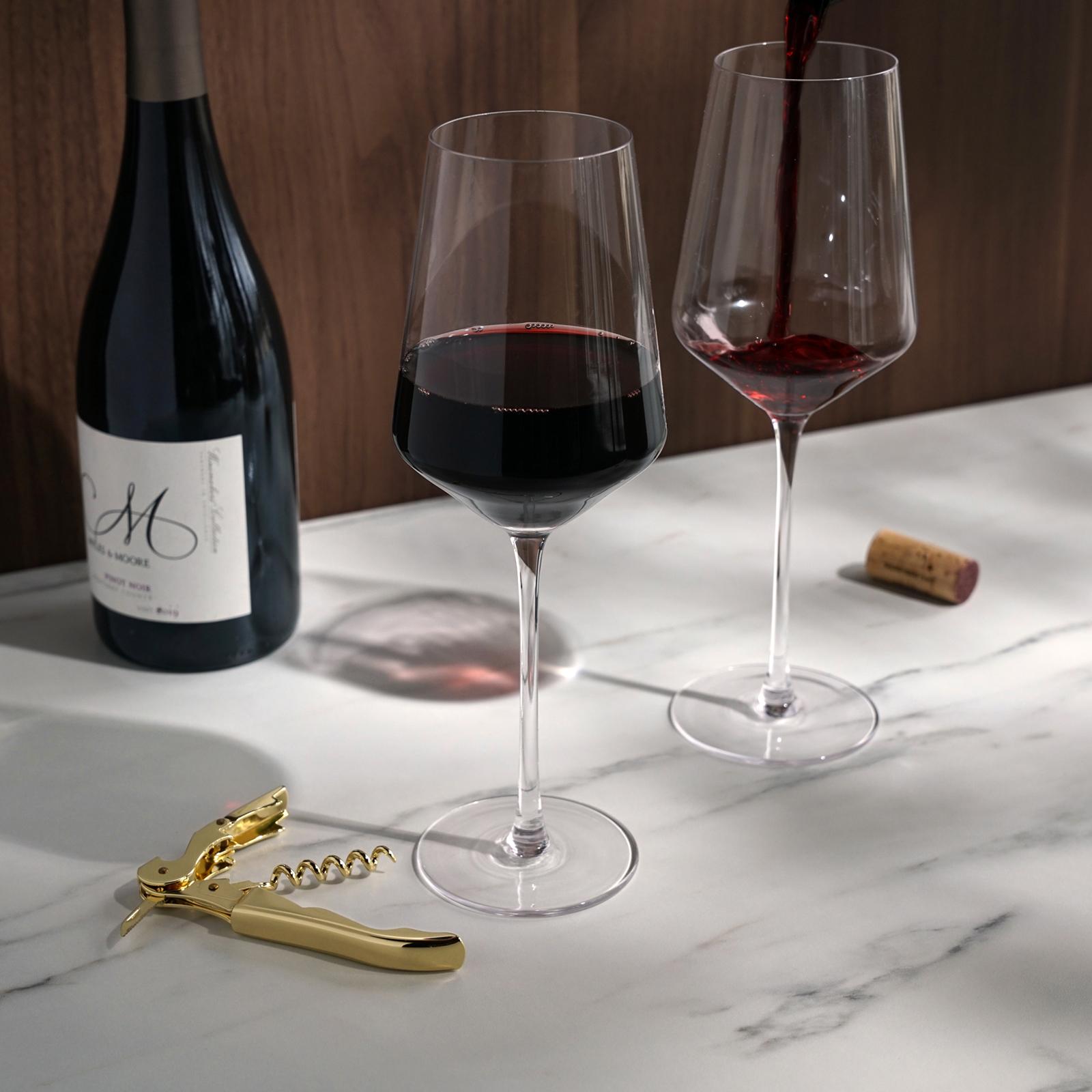 3-Piece Red Wine Glass & Corkscrew Gift Box Set