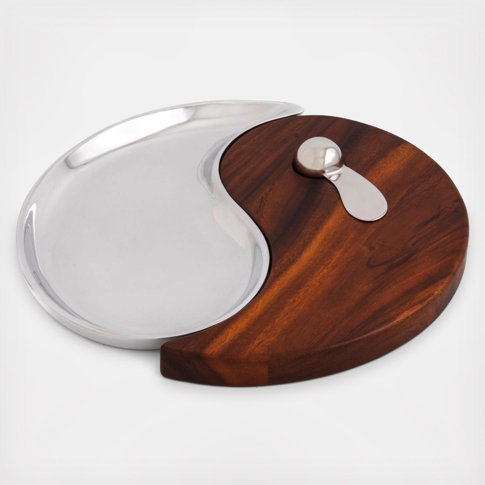Yin Yang 2-Piece Cheese Board Set