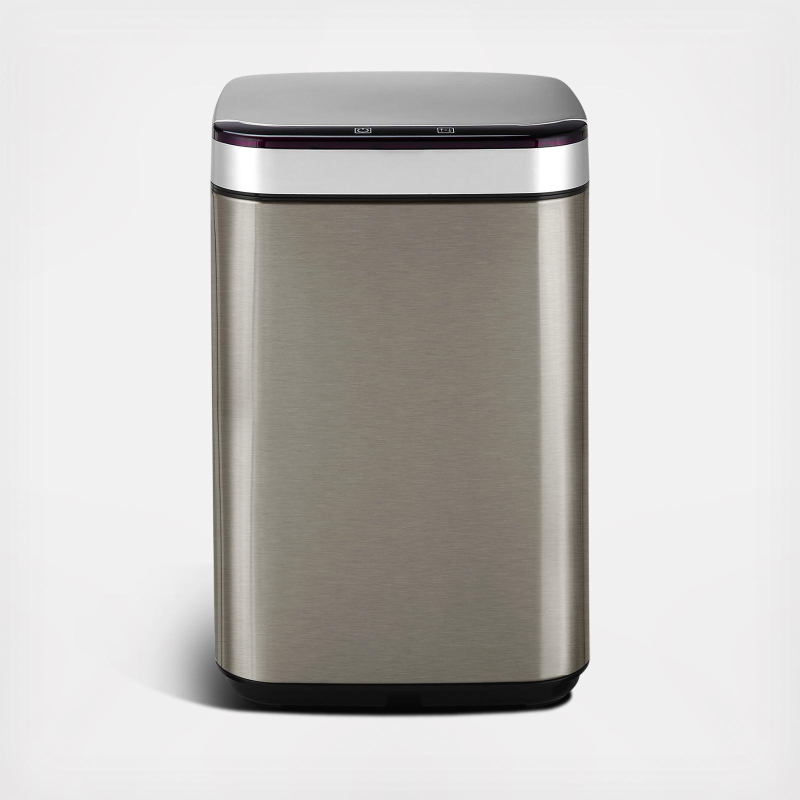 Trash Can with Sensor Lid, 10-Liter