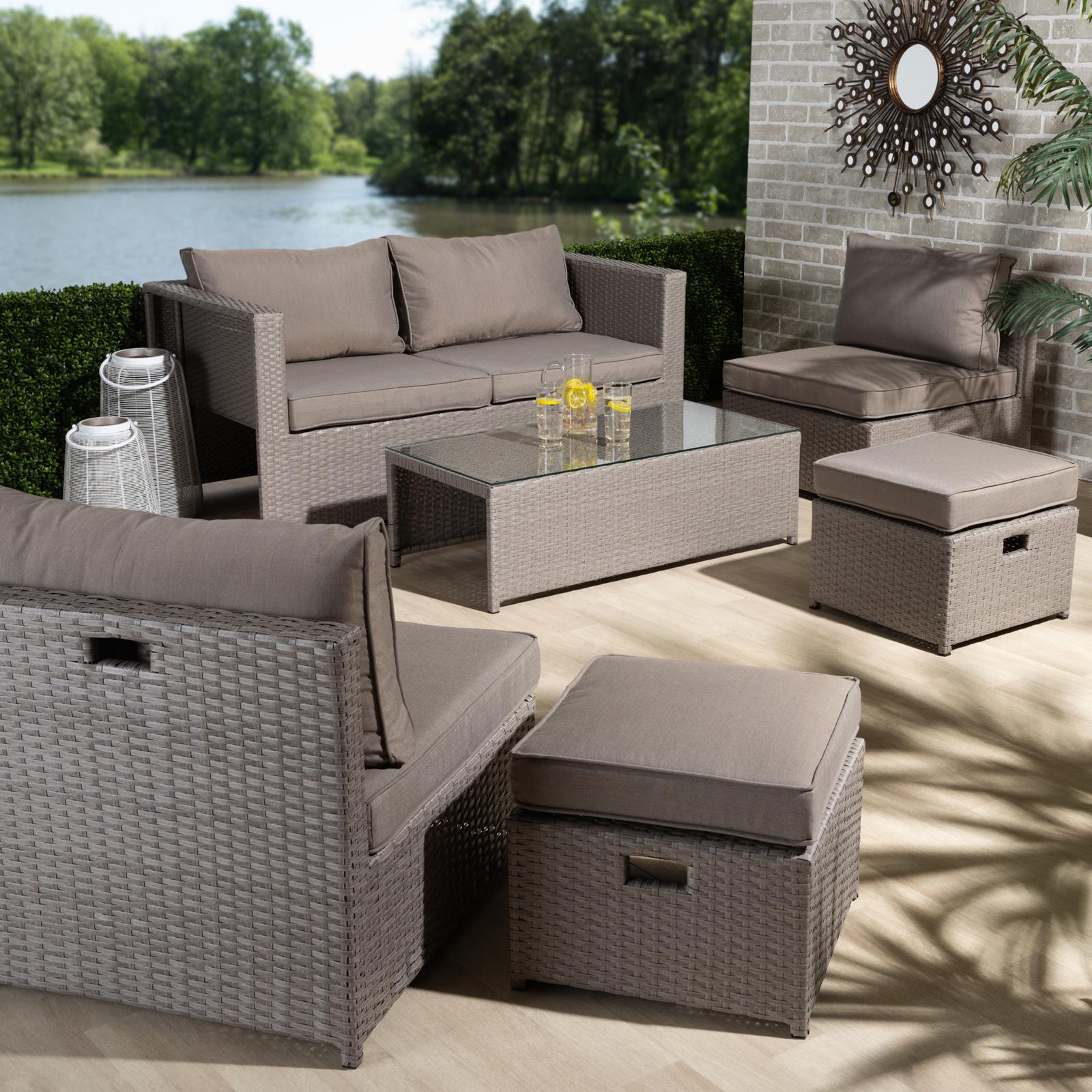 Haina Modern & Contemporary 6-Piece Patio Set