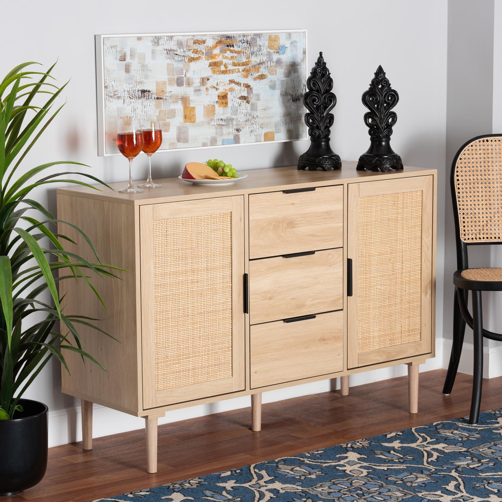 Harrison Mid-Century 3-Drawer Sideboard