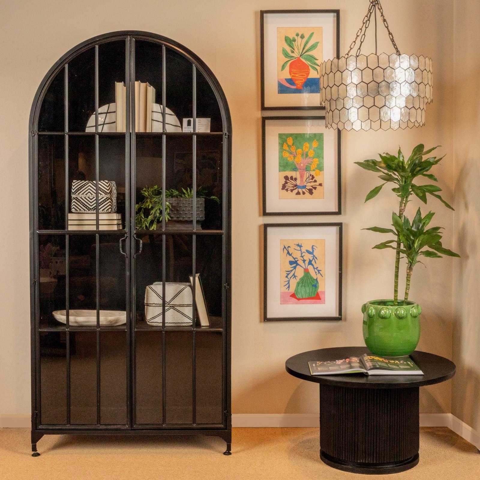 Arched Metal Cabinet