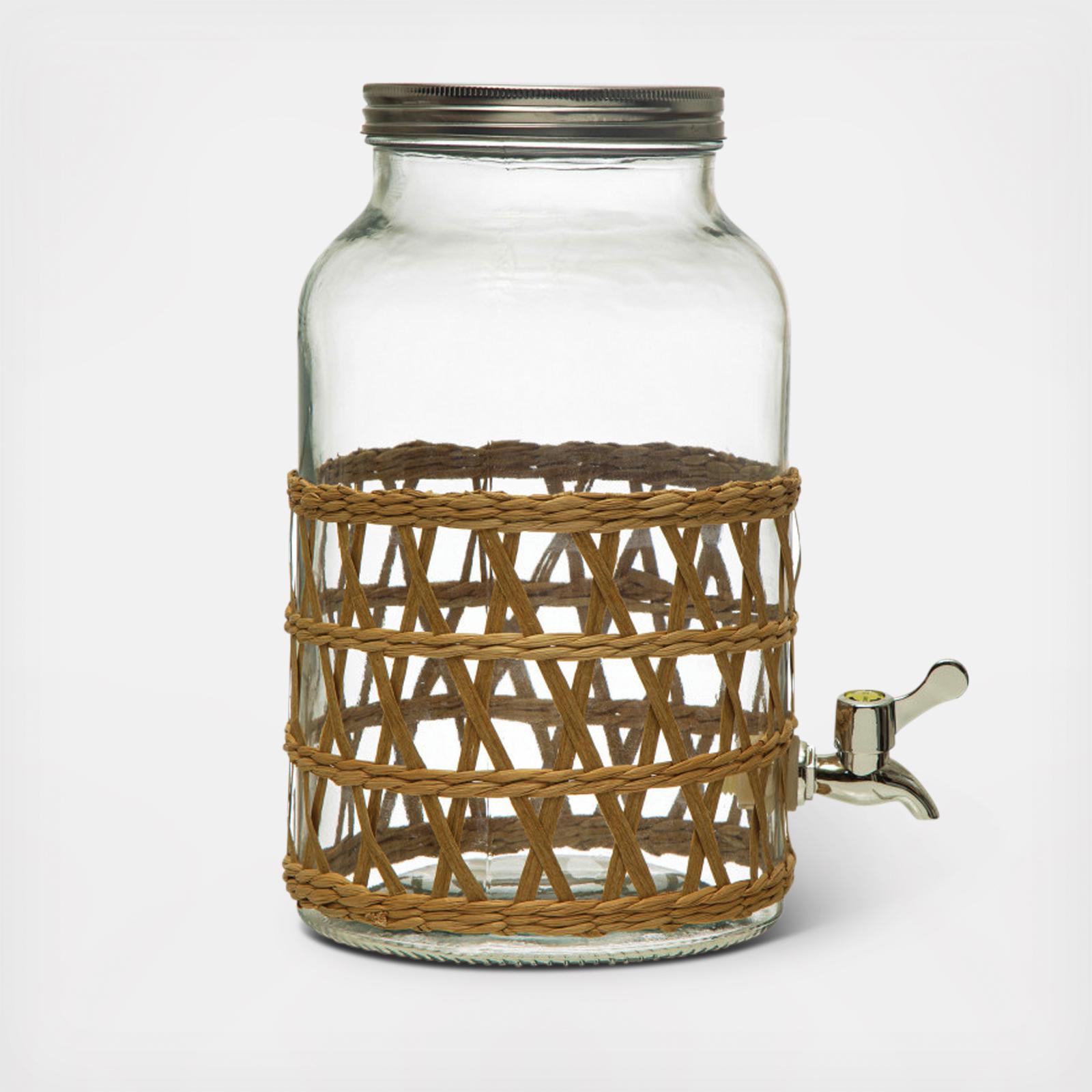 Woven Seagrass Beverage Dispenser