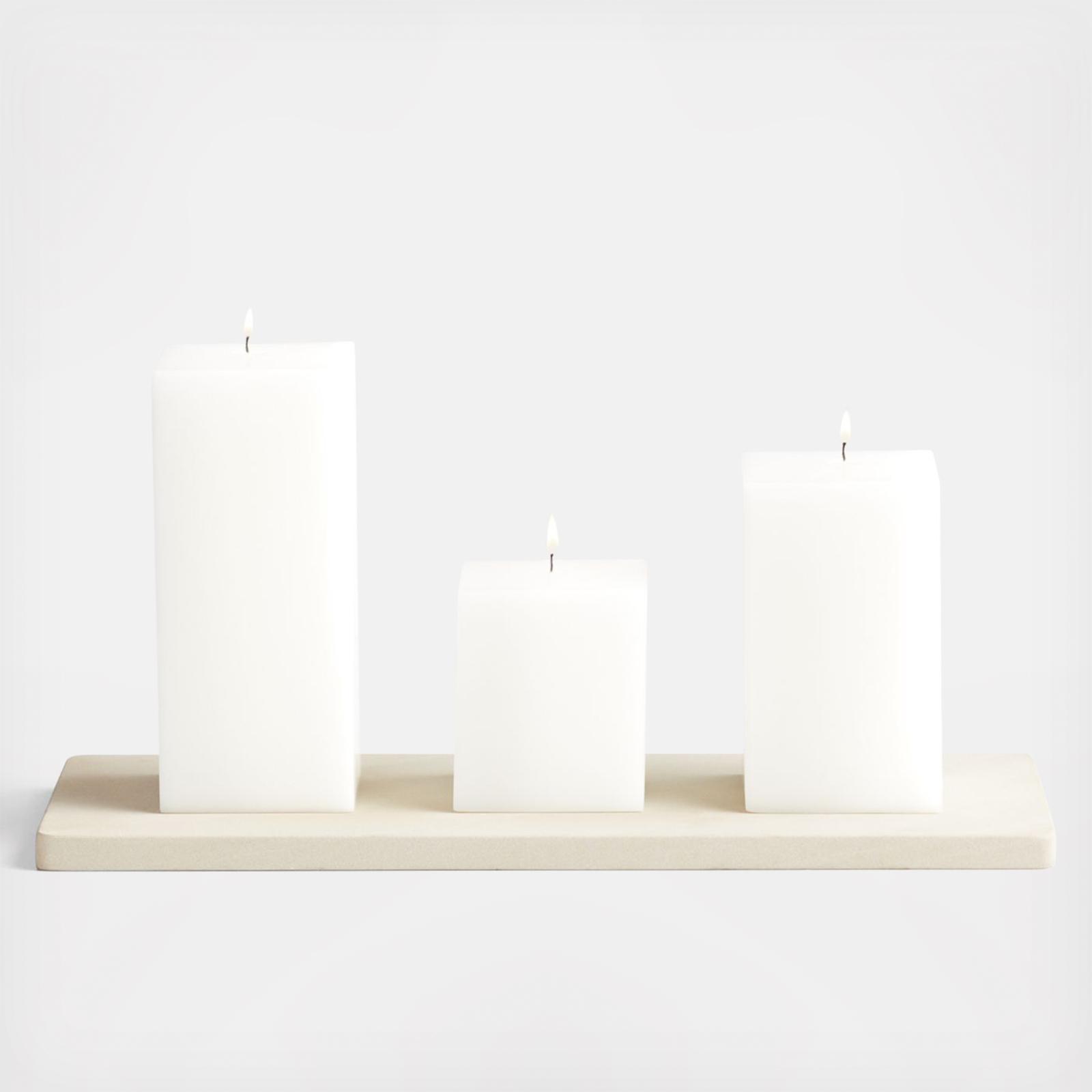 Carter Pillar Candle Tray