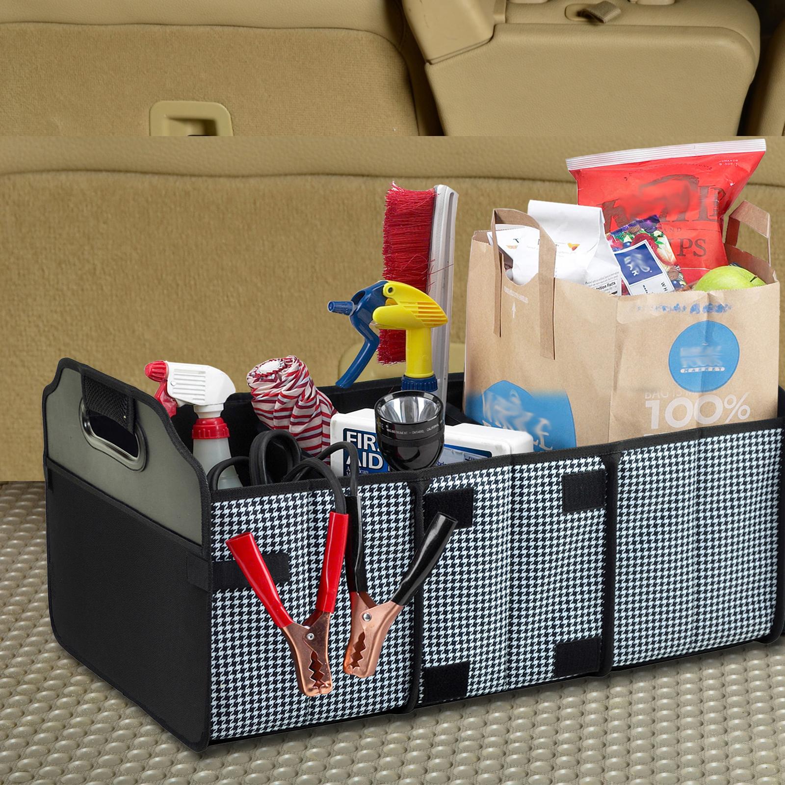 Folding Trunk Organizer with Detachable 20-Can Cooler