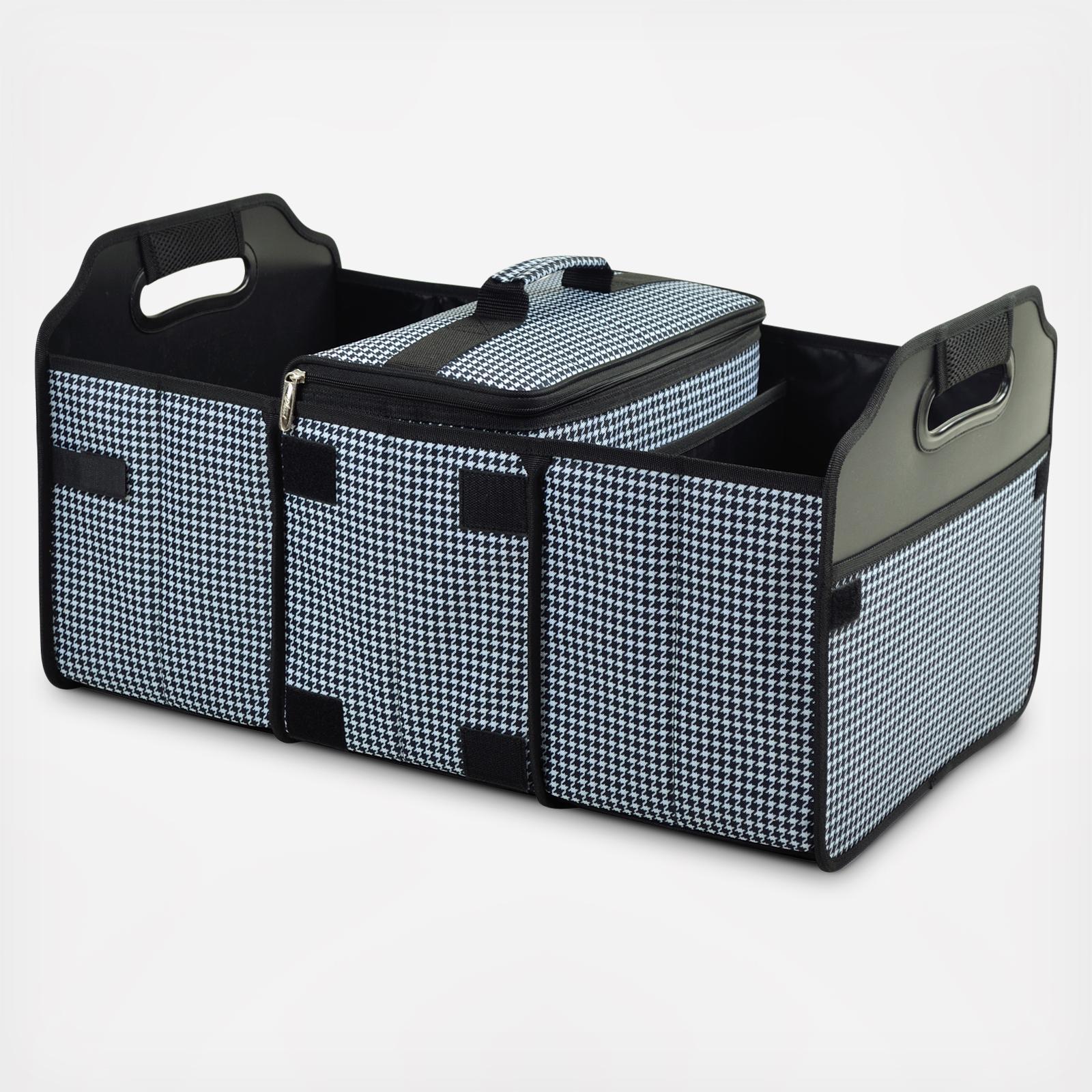 Folding Trunk Organizer with Detachable 20-Can Cooler