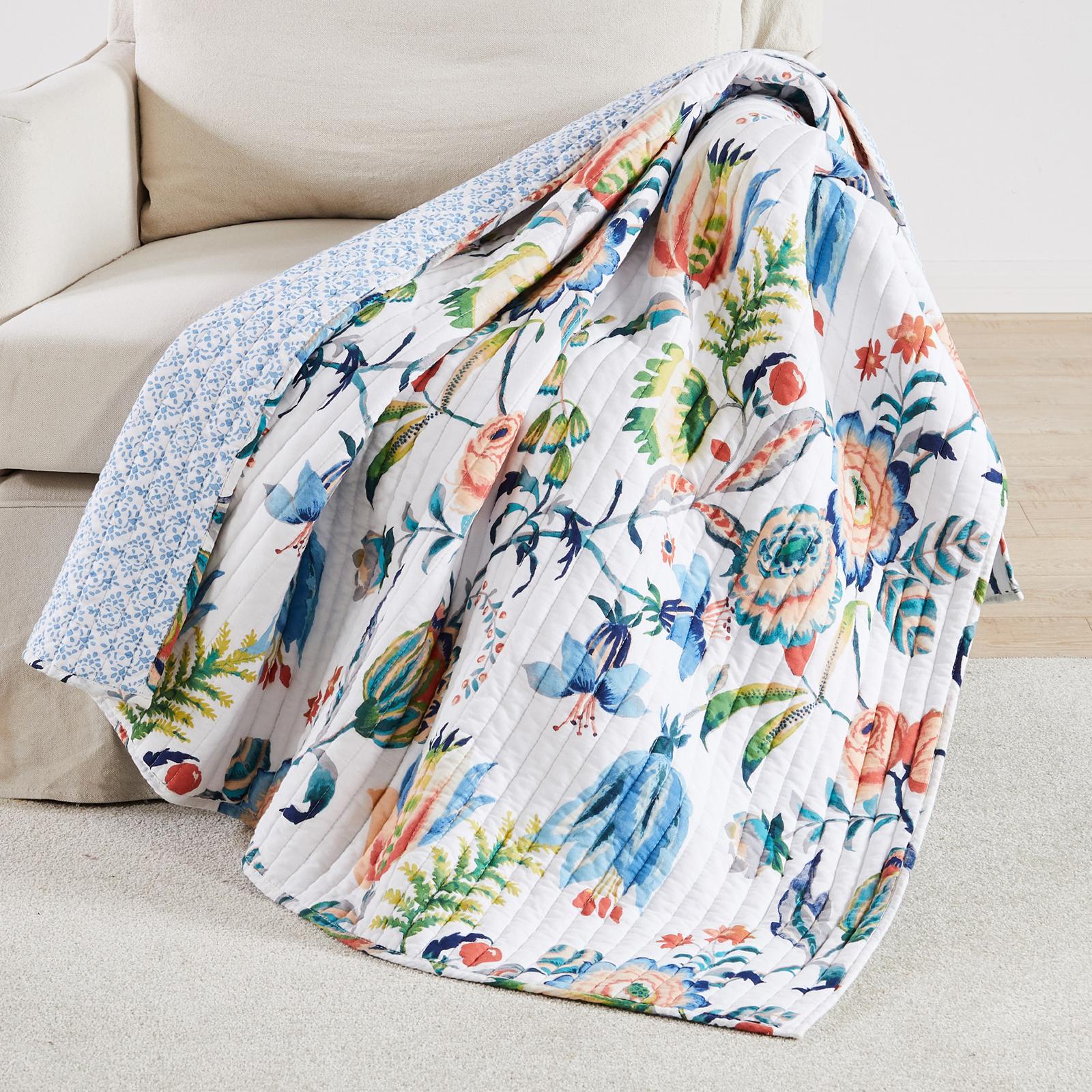 Eleni Reversible Quilted Throw