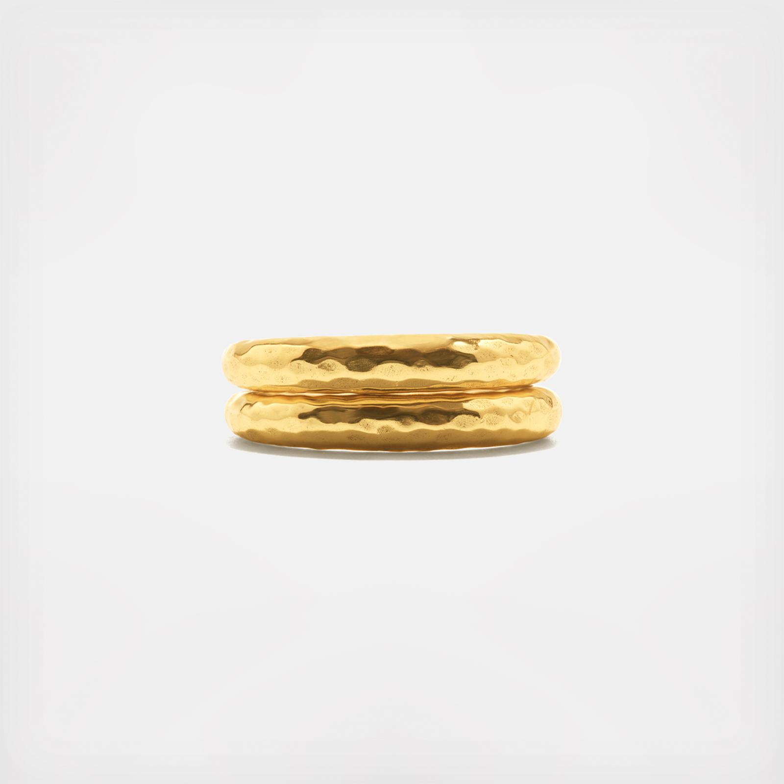 Cleopatra Slice Stacking Ring Set