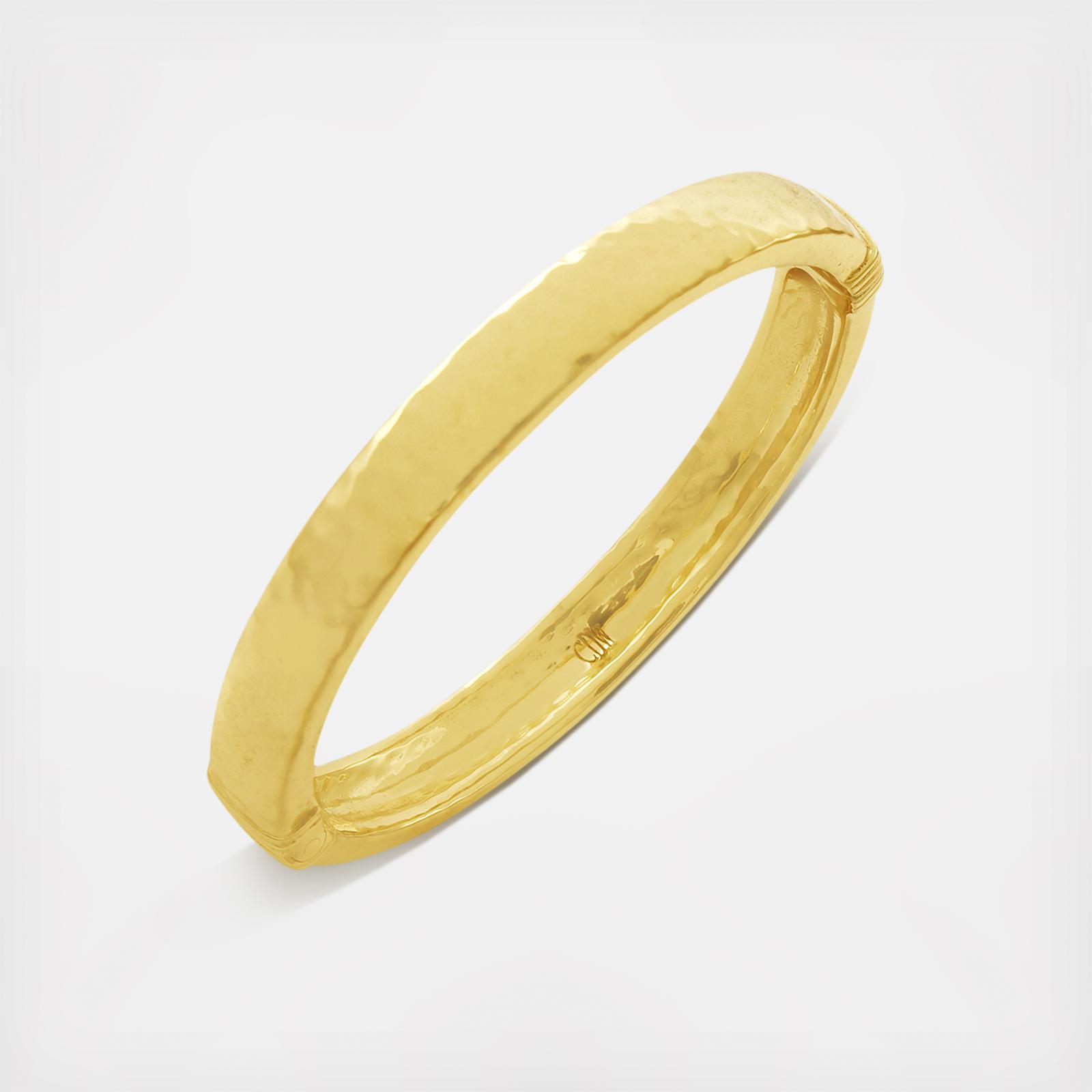 Cleopatra Oval Hinged Bangle
