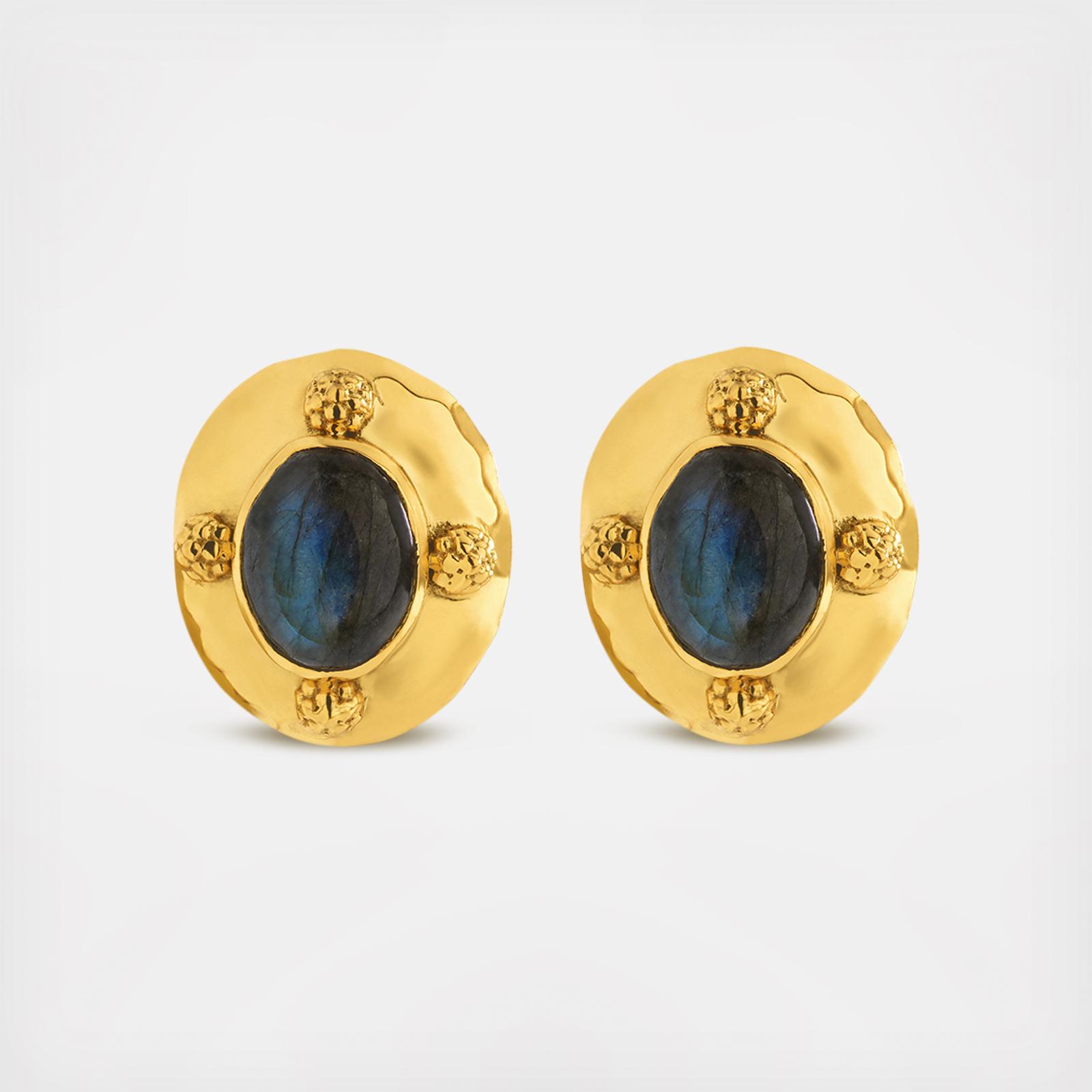 Cleopatra Oval Earrings