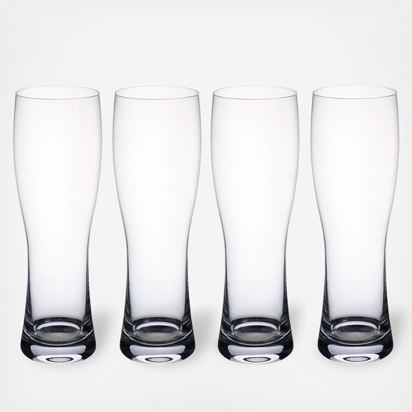 Purismo Wheat Beer Pilsner Glass, Set of 4
