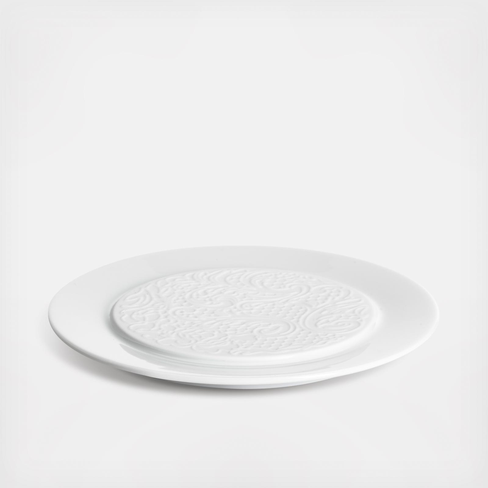 L Couture Bread Plate, Set of 4