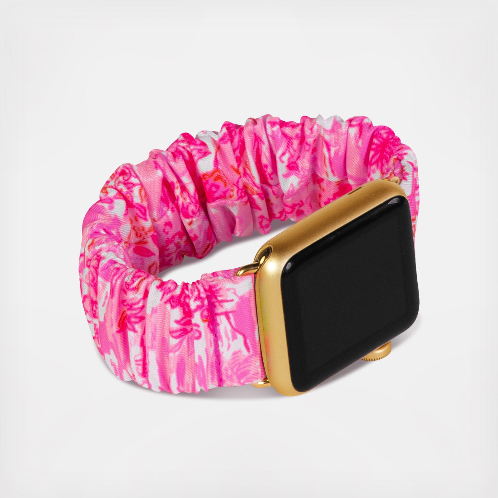 Seaside Scene Scrunchie Apple Watch Band