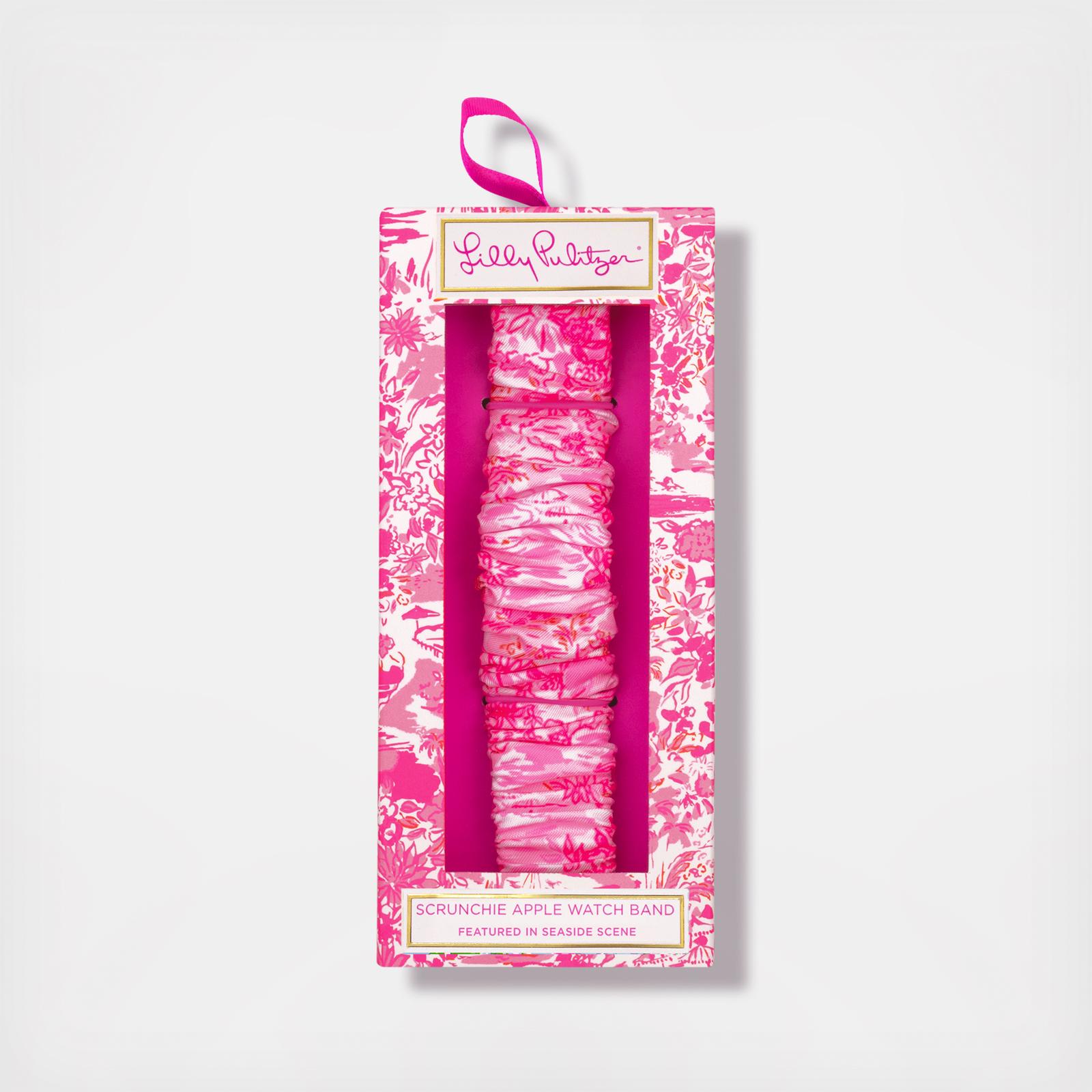 Seaside Scene Scrunchie Apple Watch Band