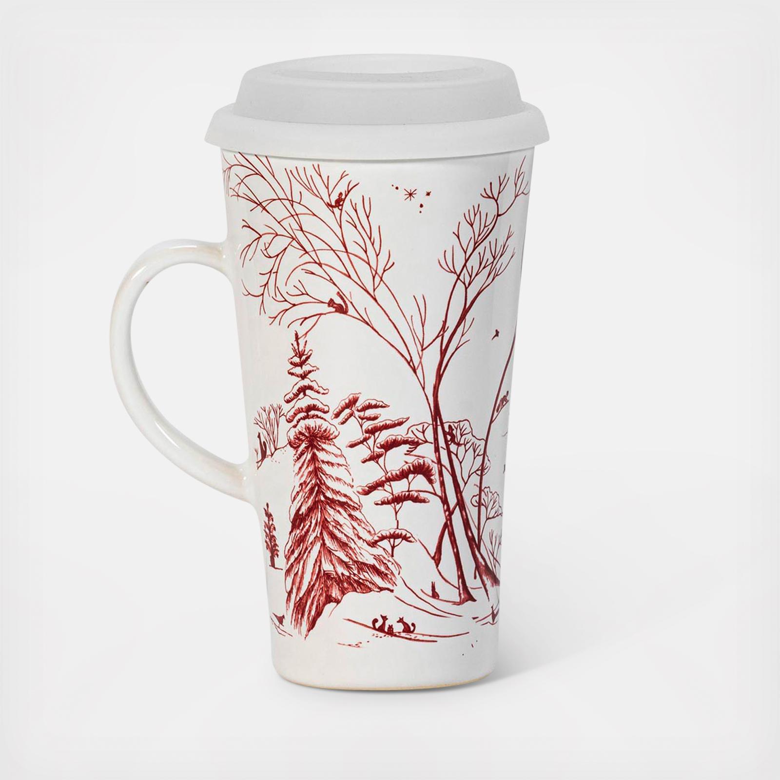Country Estate Winter Frolic Travel Mug