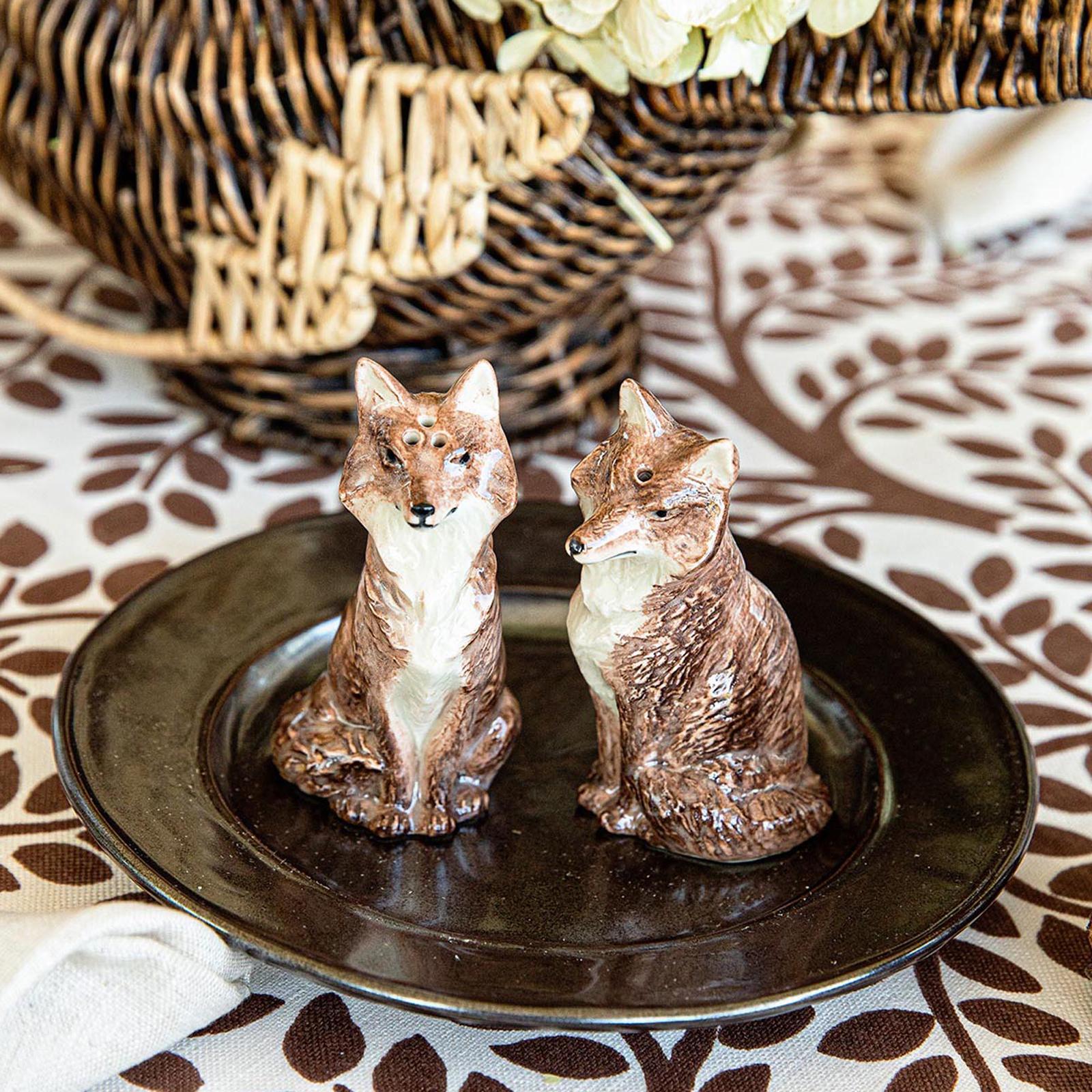 Clever Creatures Fox Salt & Pepper Set