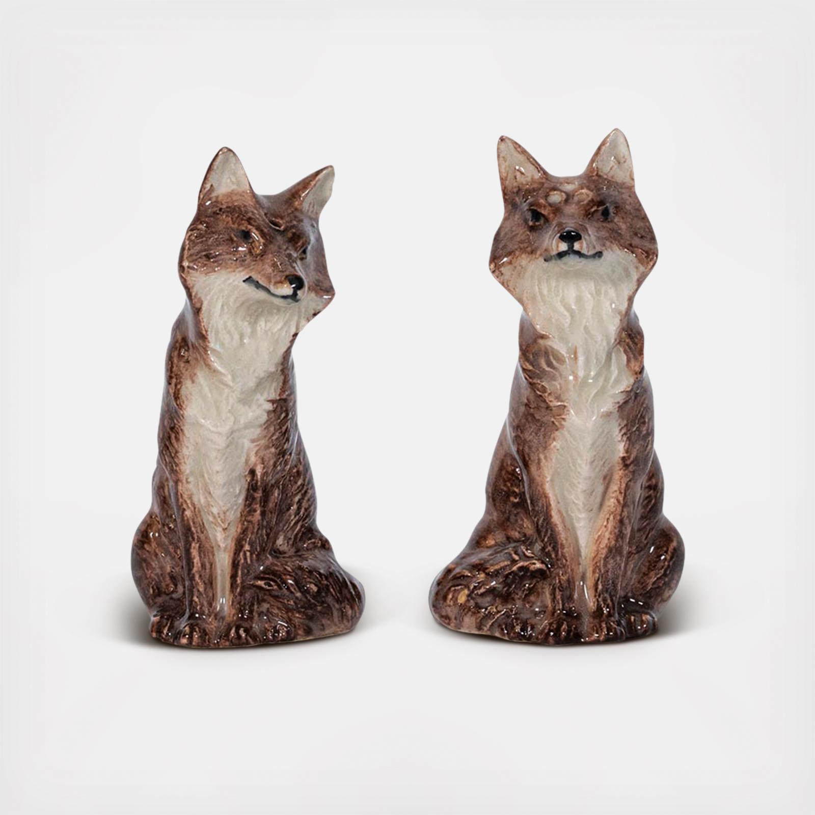 Clever Creatures Fox Salt & Pepper Set