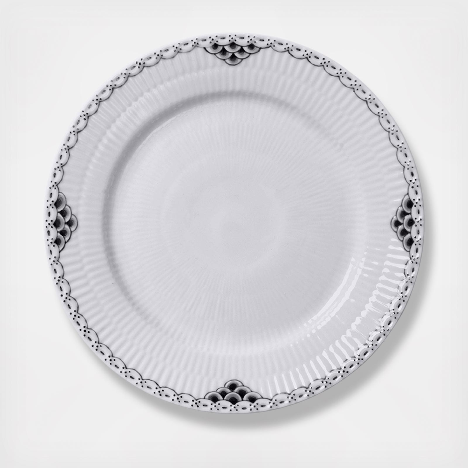Black Lace Appetizer Plate