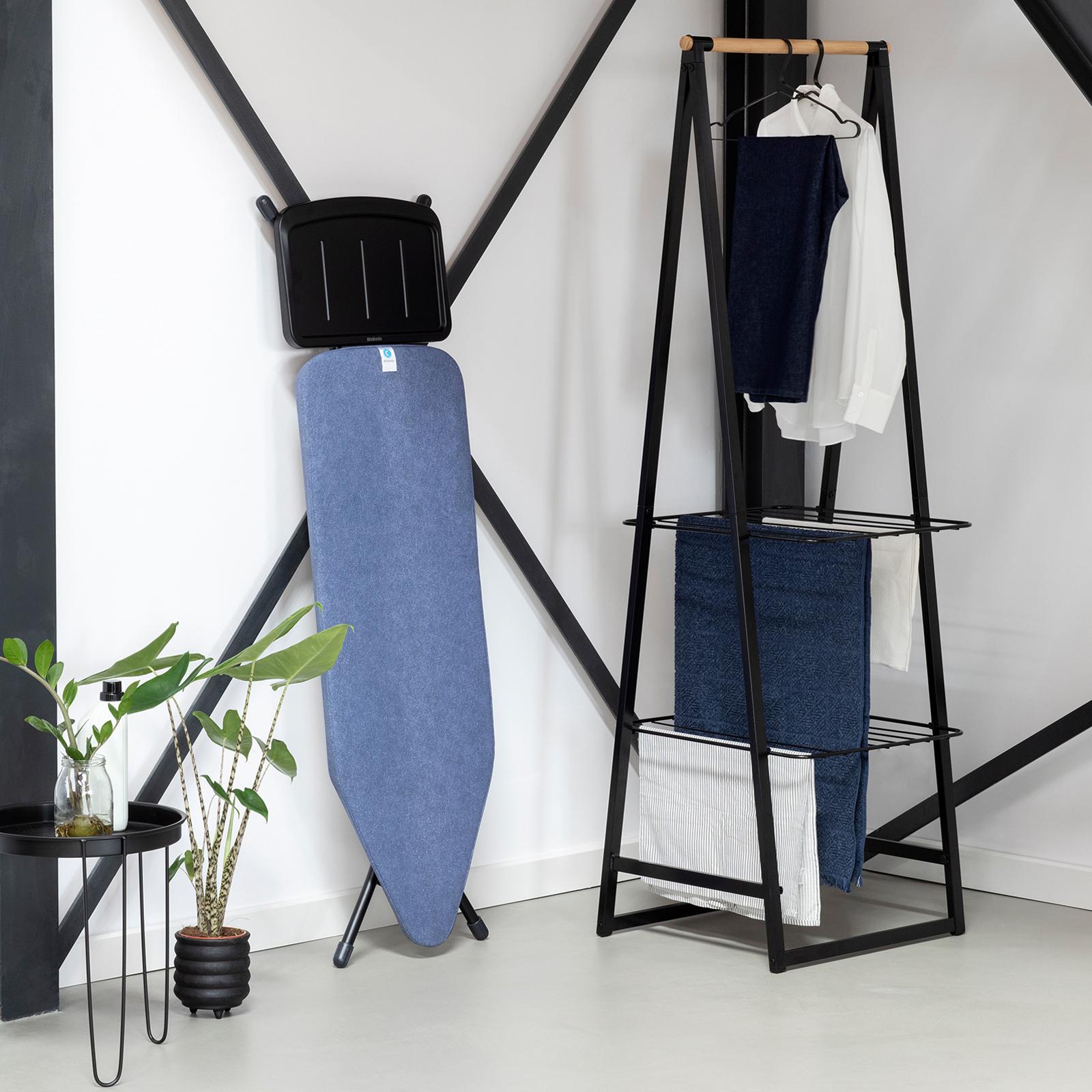 Ironing Table with Solid Steam Unit Holder