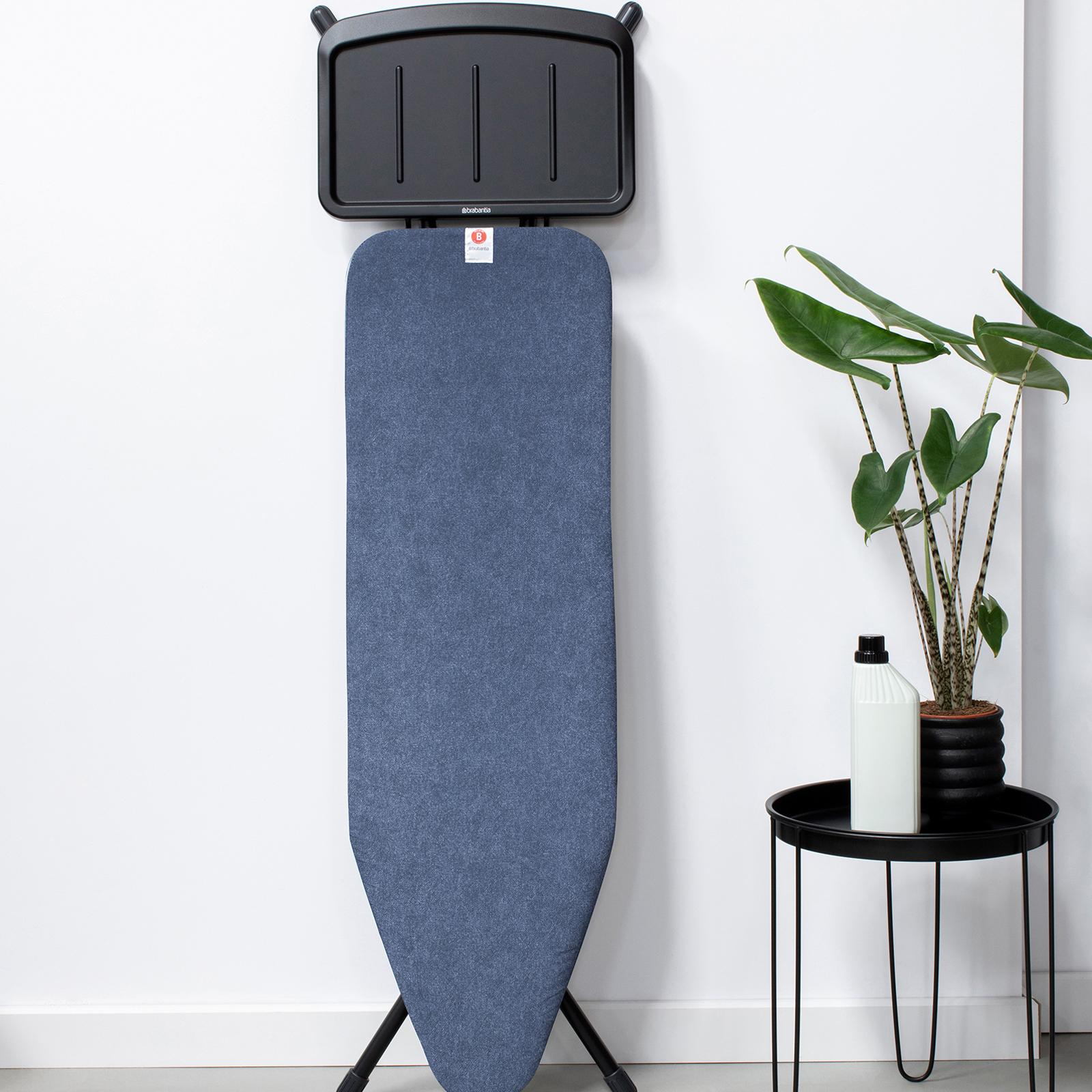 Ironing Table with Solid Steam Unit Holder