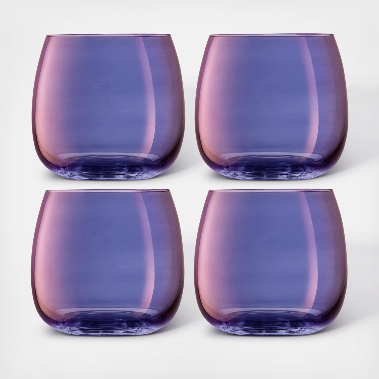 Aurora Stemless Glass, Set of 4
