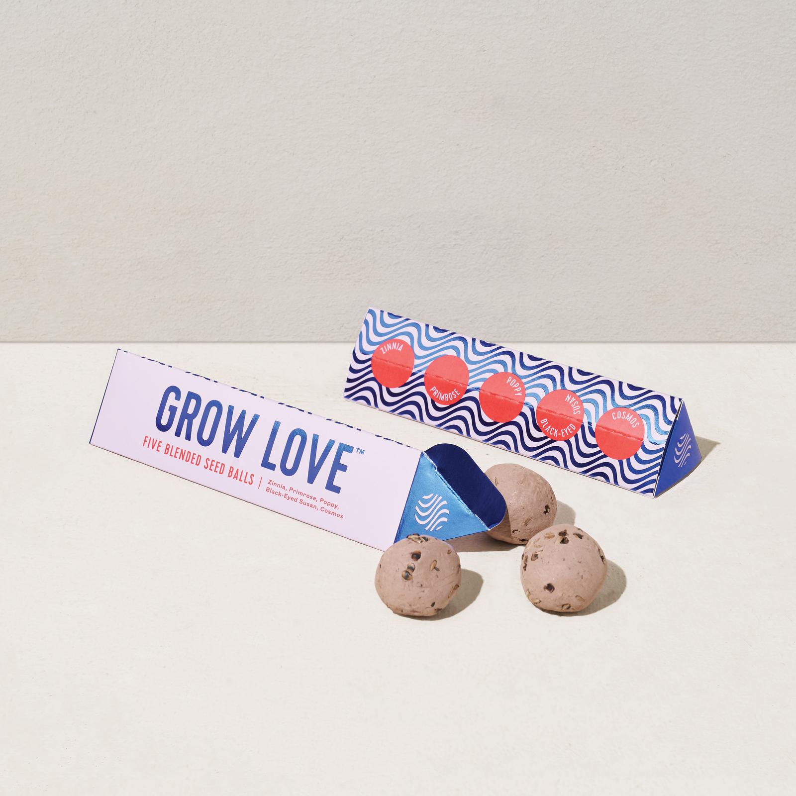Bright Side Seed Ball Wedding Favor, Set of 3