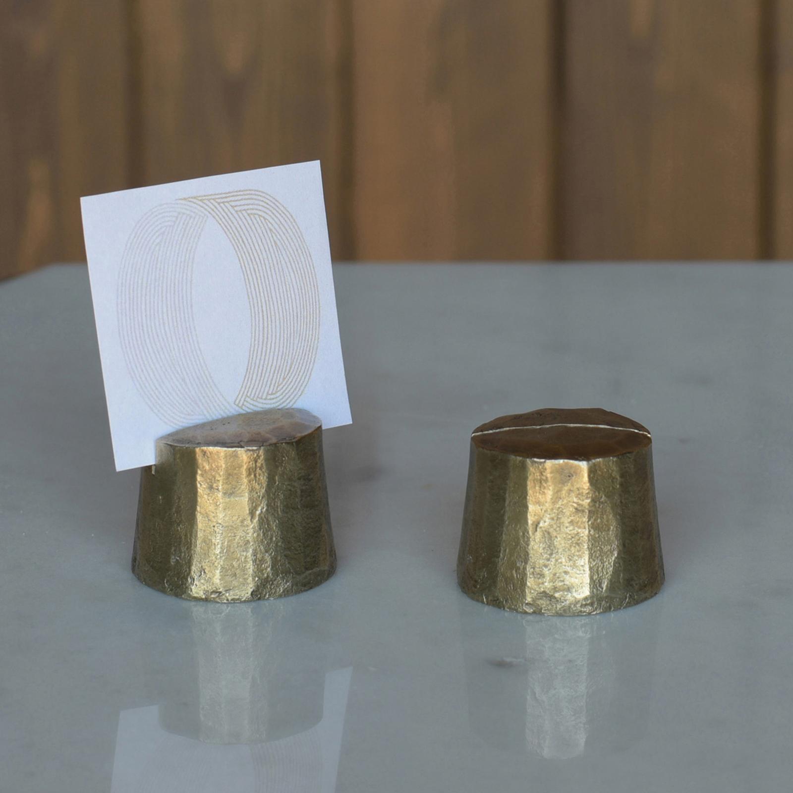 Chiseled Stump Place Card Holder, Set of 4