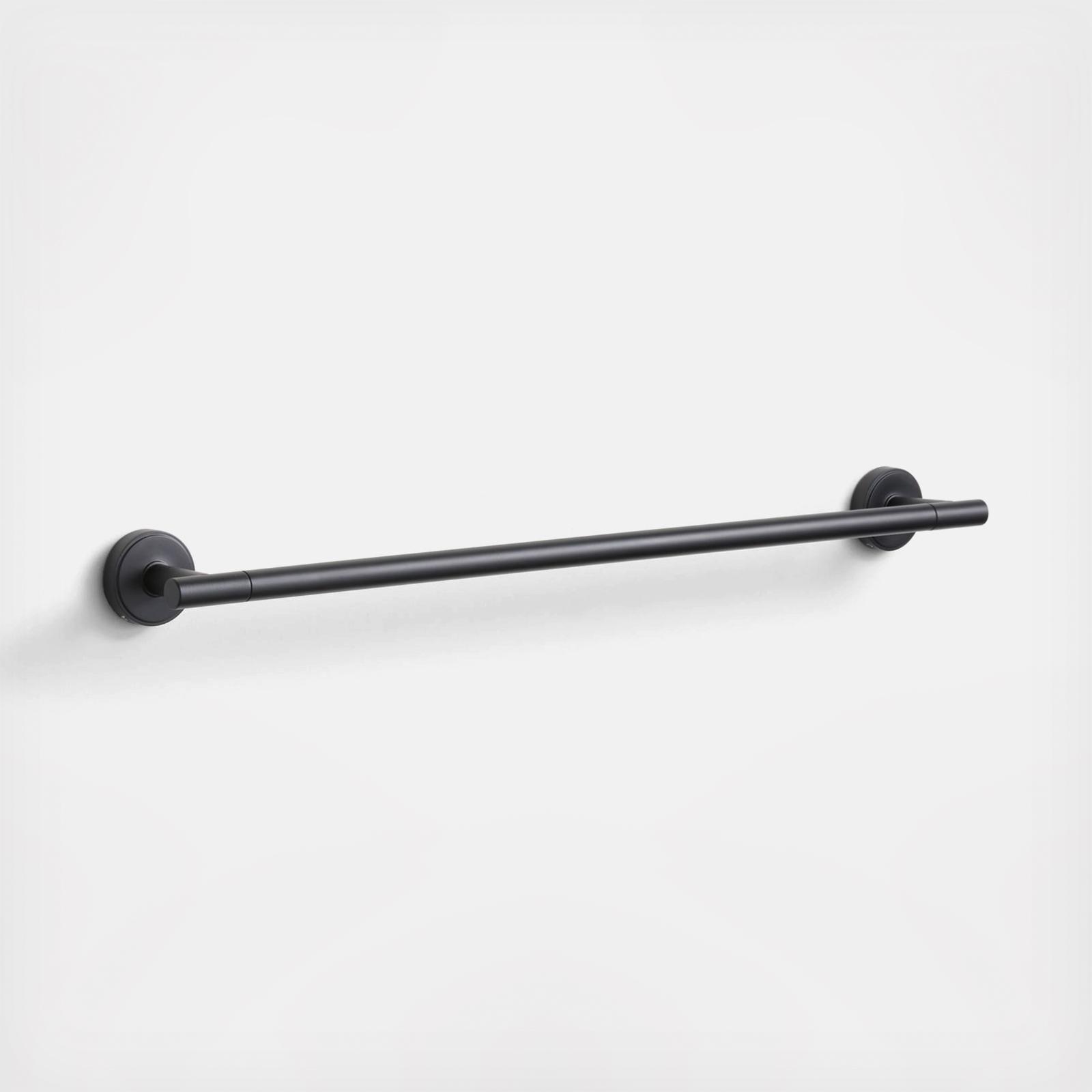 Modern 24" Flat-End Bath Towel Bar