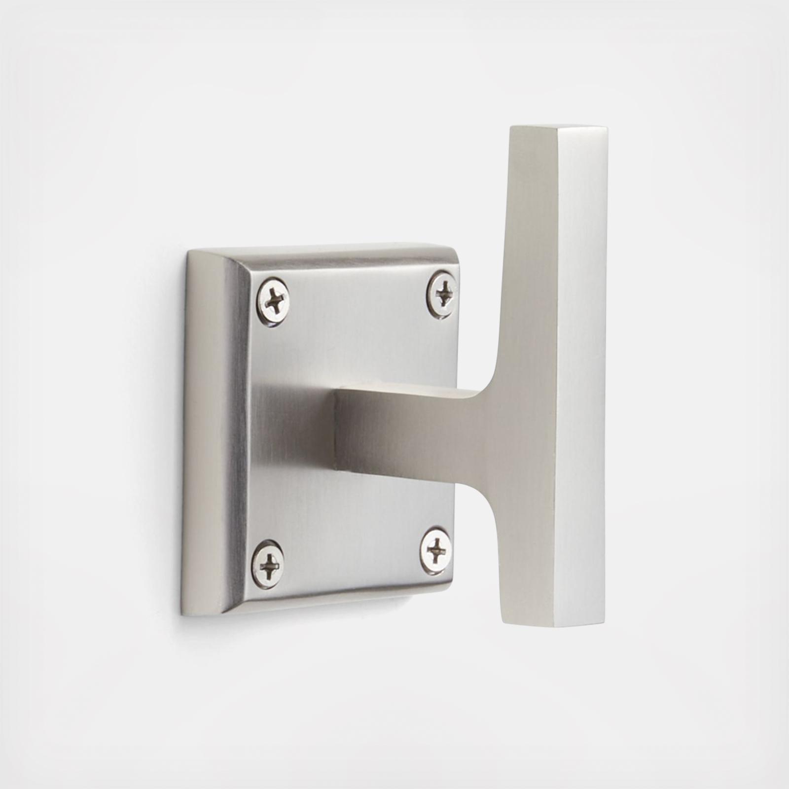 Square Edge Bathroom Towel Hook