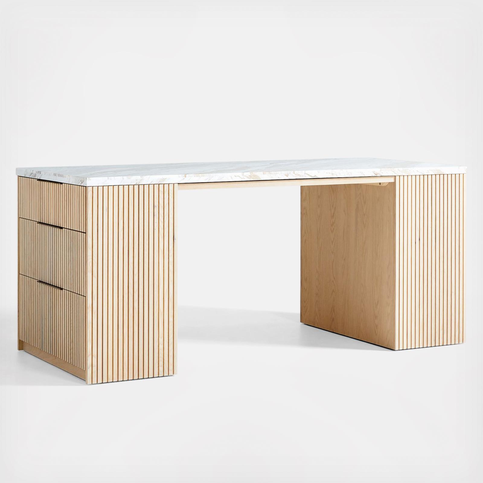 Batten Kitchen Island with Storage