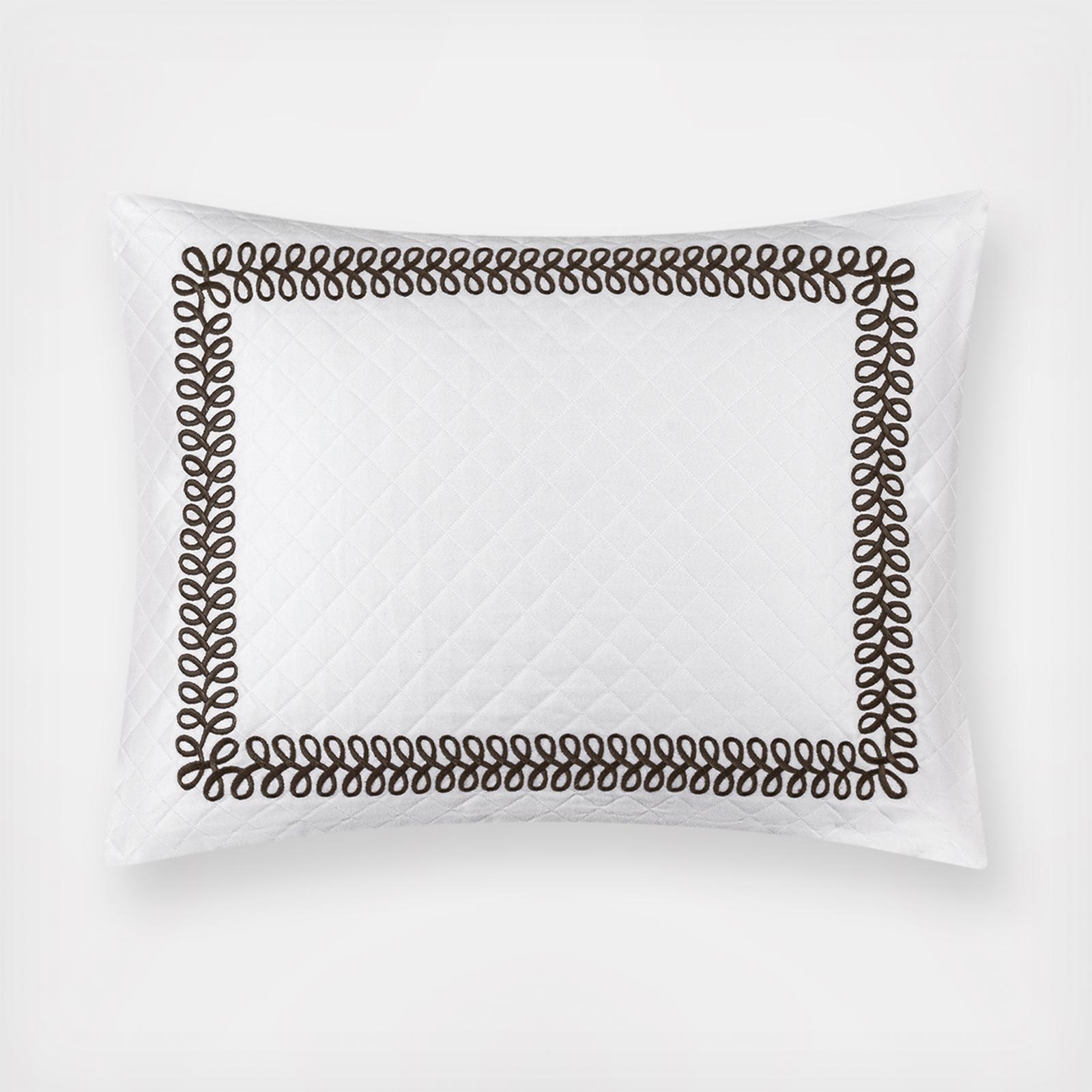 Astor Braid Matelasse Boudoir Sham