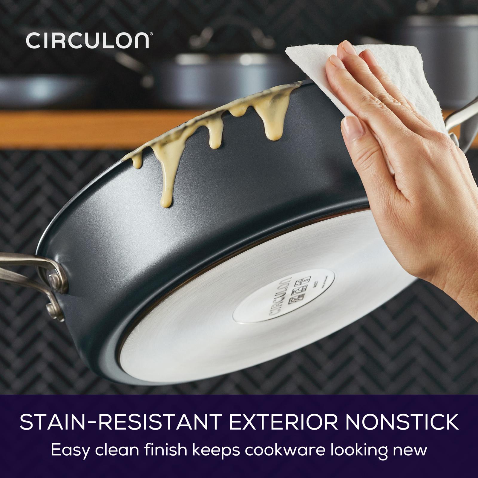 A1 Series Nonstick Induction Saute Pan with Lid
