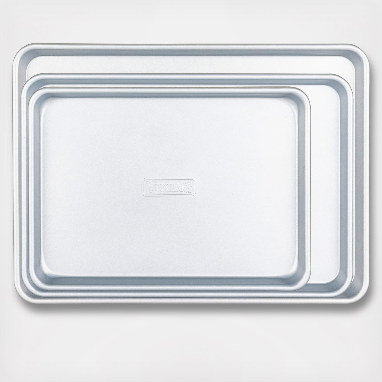 3-Piece Nonstick Baking Sheet Set