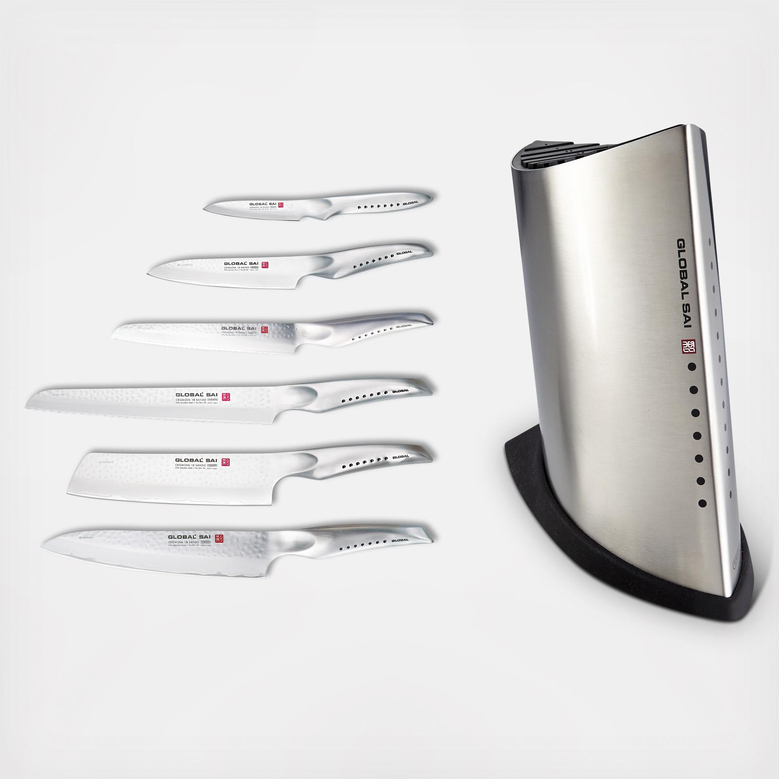 SAI 7-Piece Knife Block Set