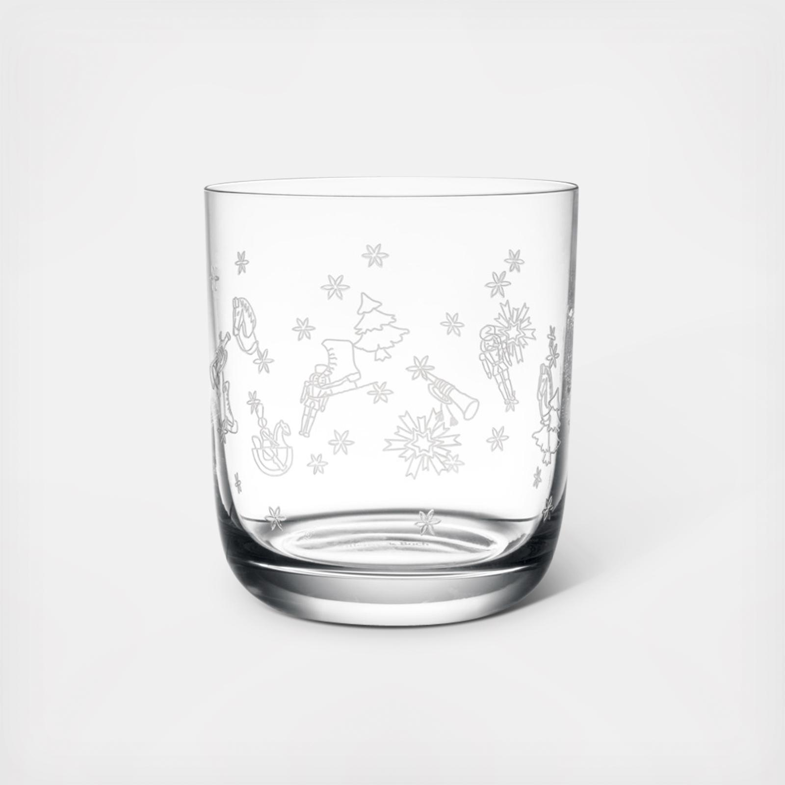 Toy's Delight Stemware Double Old Fashioned Glass, Set of 2