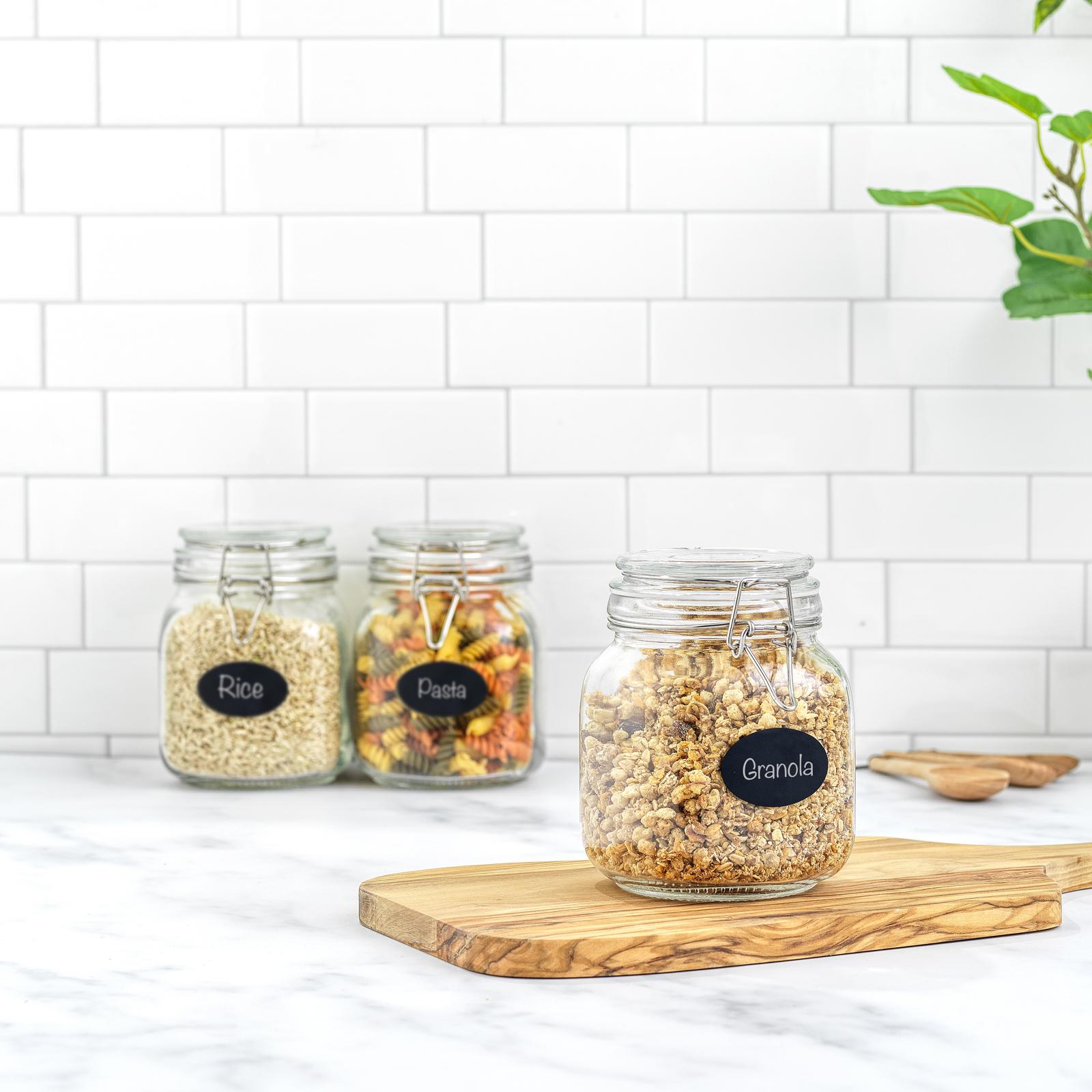 Airtight Storage Canister with Lid, Set of 3