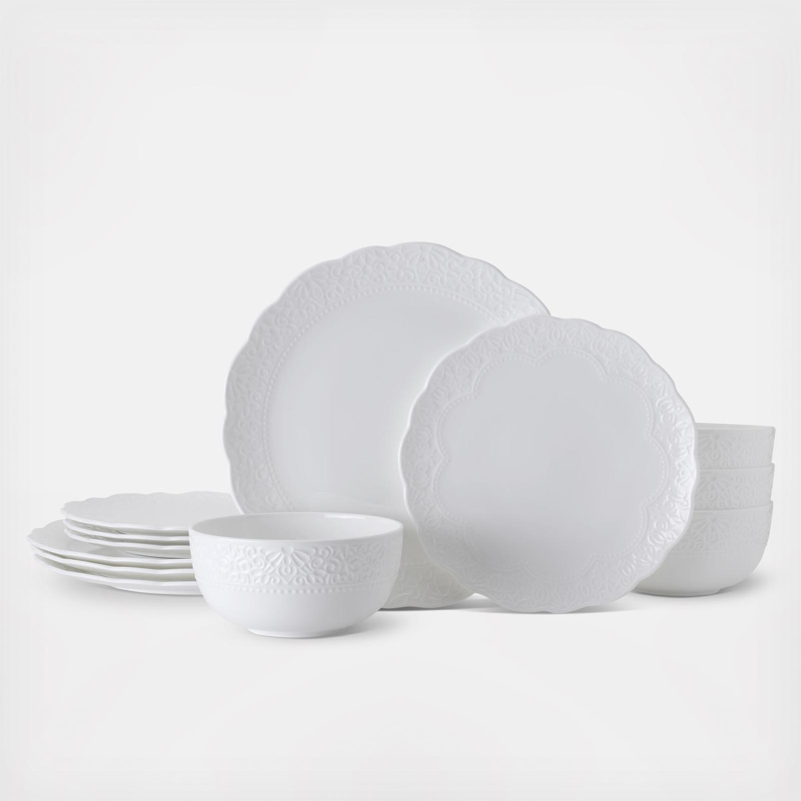 Abigail 12-Piece Dinnerware Set, Service for 4