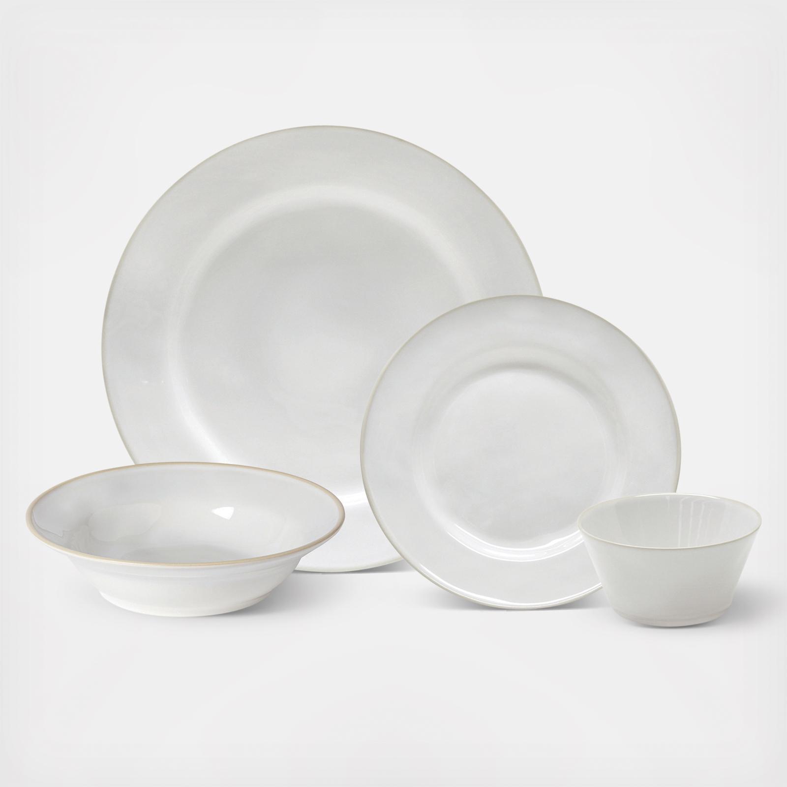 Beja 4-Piece Place Setting with Cereal and Pasta Bowl, Service for 1