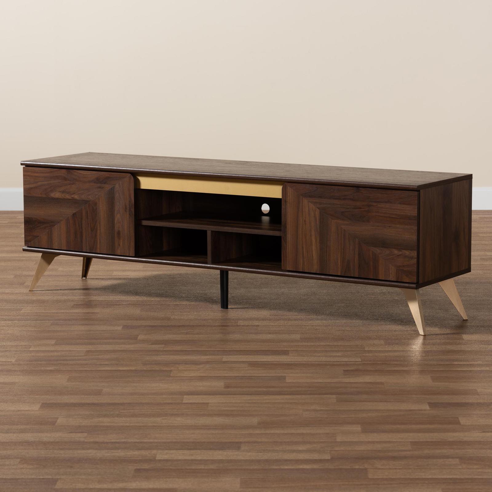 Graceland Mid-Century Modern 2-Door TV Stand