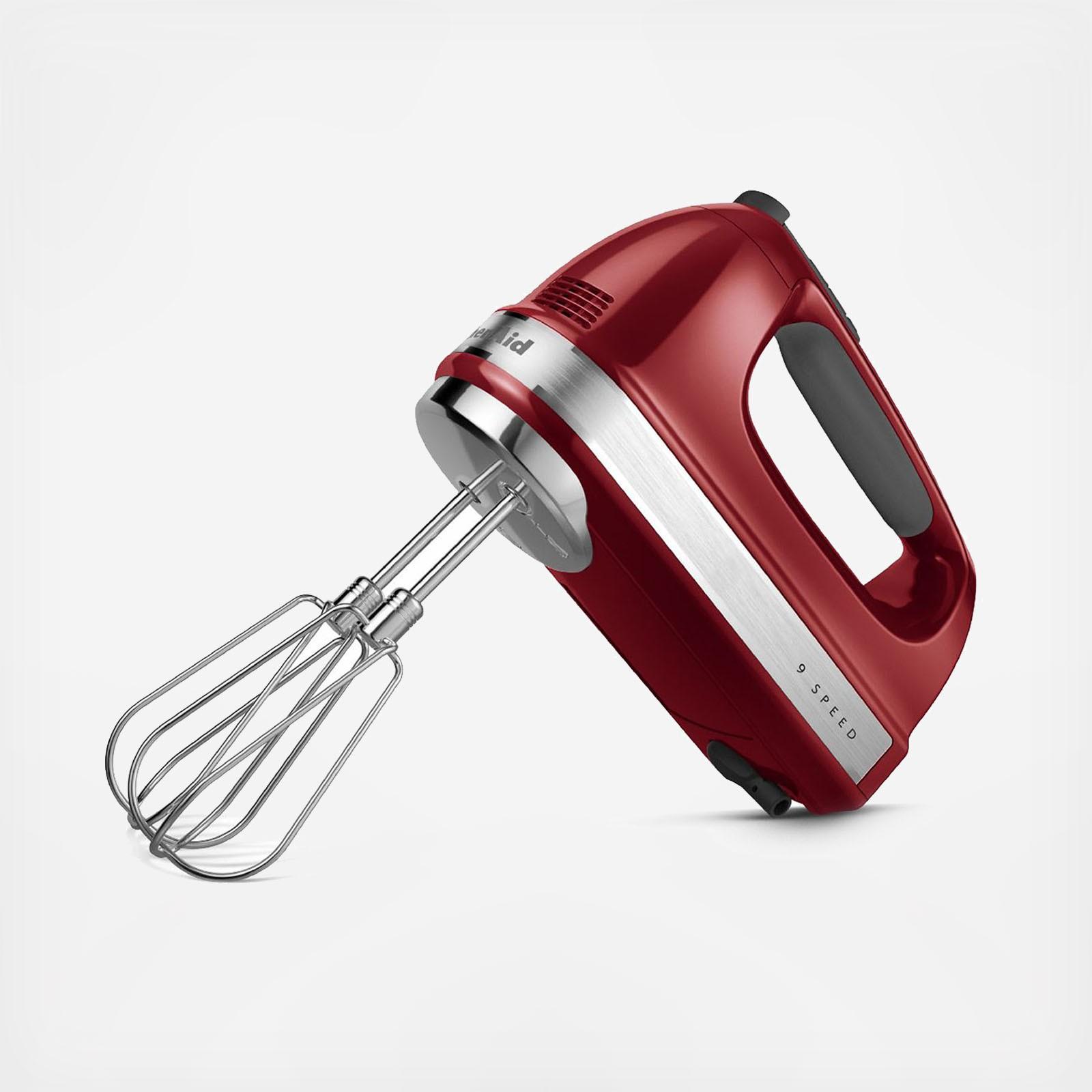 9-Speed Hand Mixer with Hook, Whip, & Blend Attachments